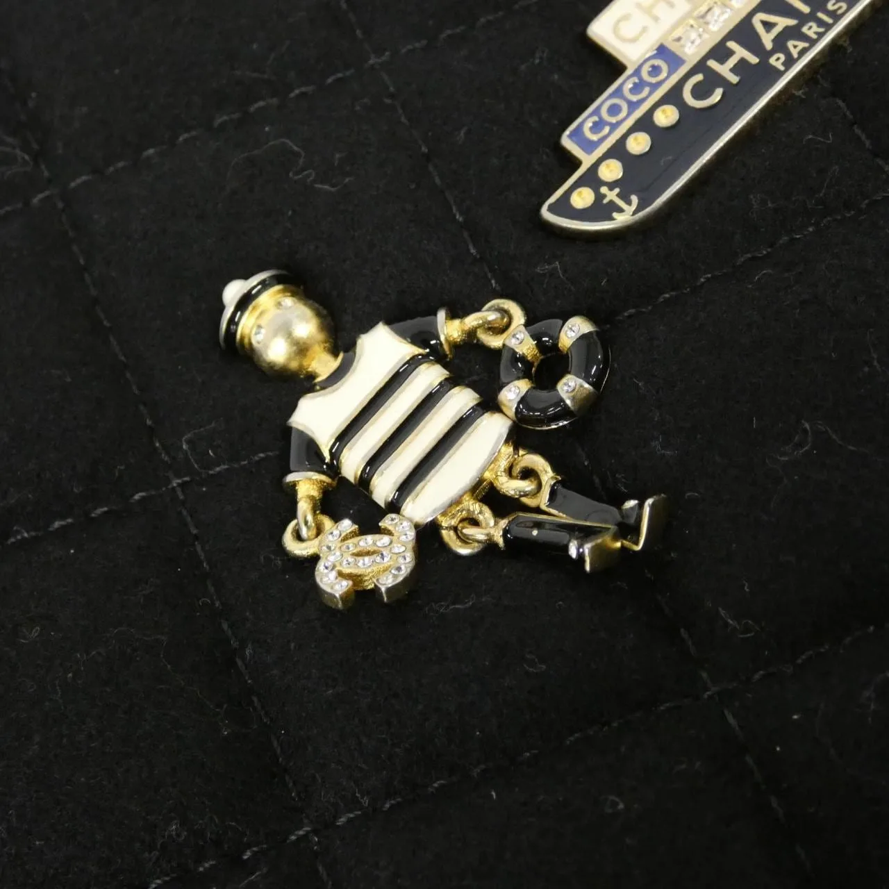 CHANEL 70337 Pouch 黑色 中古品A - 縮圖 6