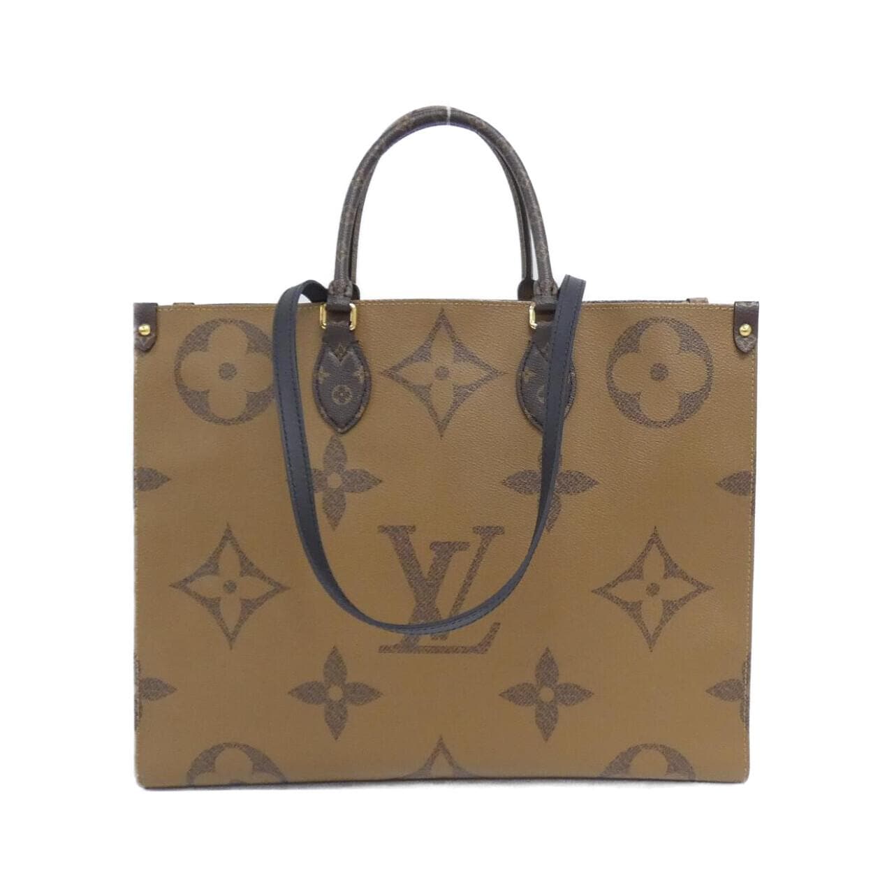 LOUIS VUITTON OnTheGo M45320 Bag Monogram 黑色 Monogram 中古品A - 縮圖 2