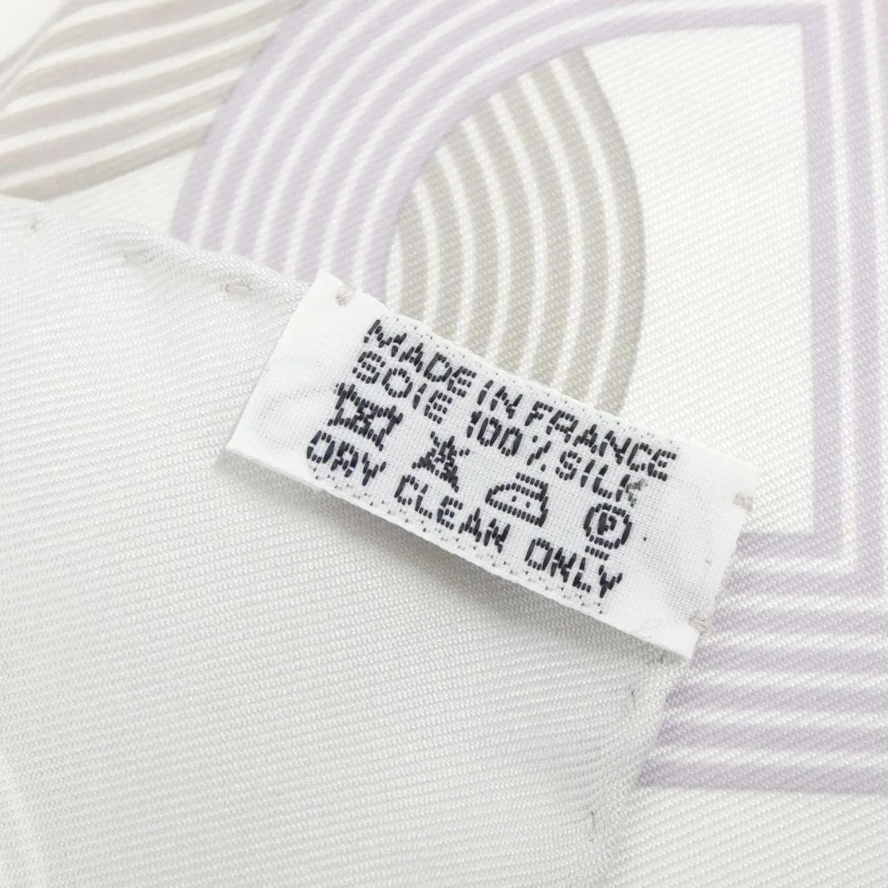 HERMES 892507S Scarf White Rank A - Thumbnail 3