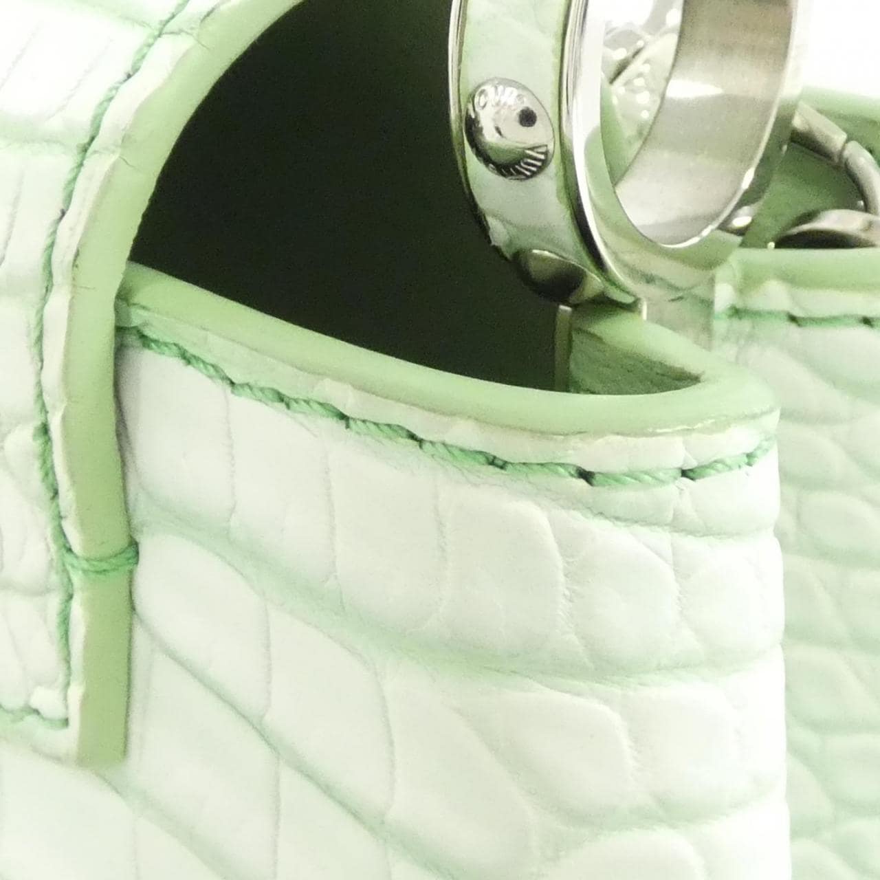 LOUIS VUITTON Capucines Bag Leather Green Leather Rank A - Thumbnail 6