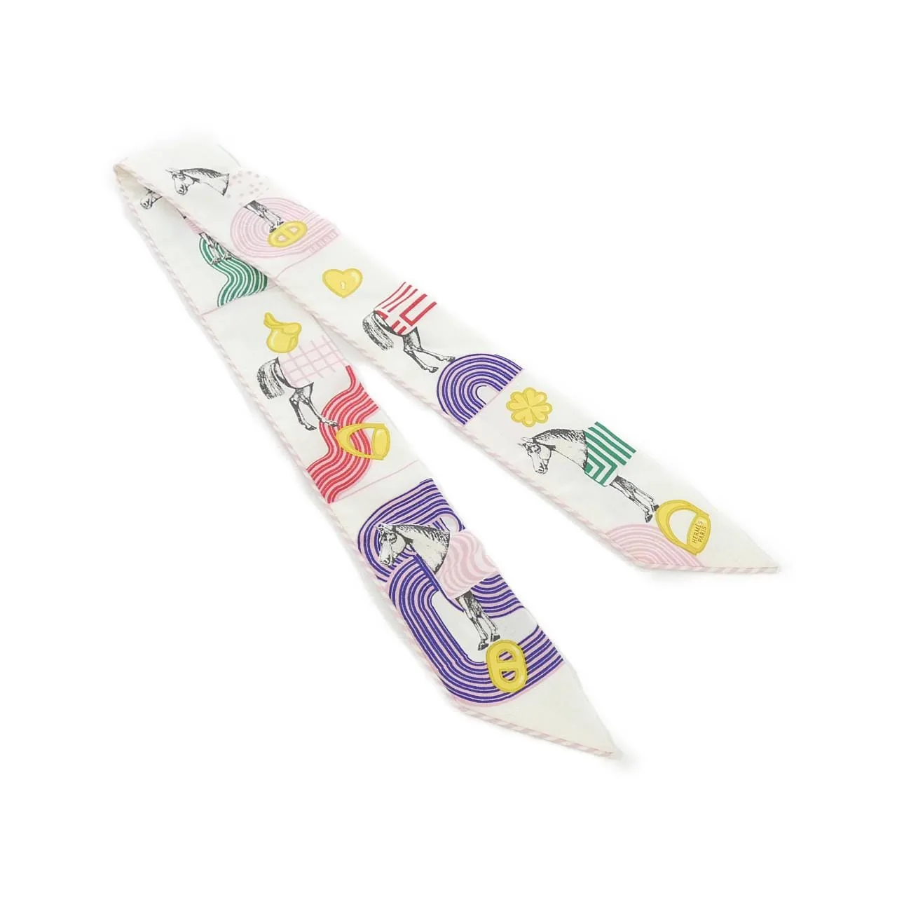 HERMES 063896S Scarf White