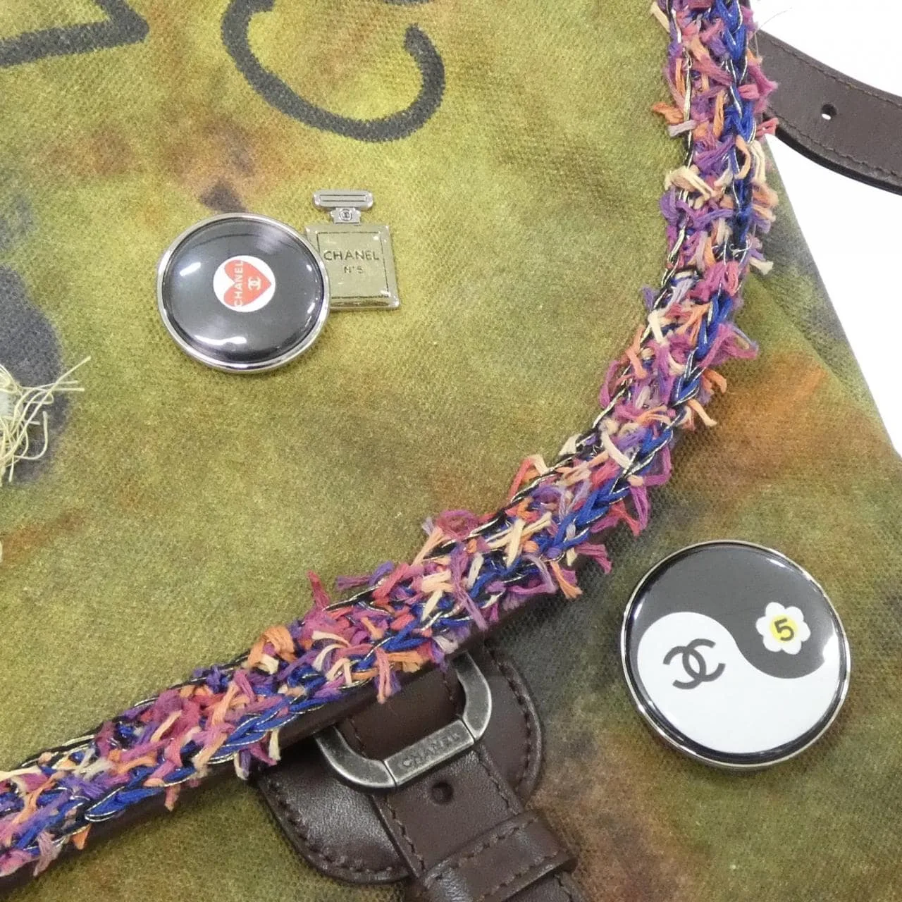 CHANEL 92790 Shoulder Canvas Multicolor Canvas Rank A - Thumbnail 6