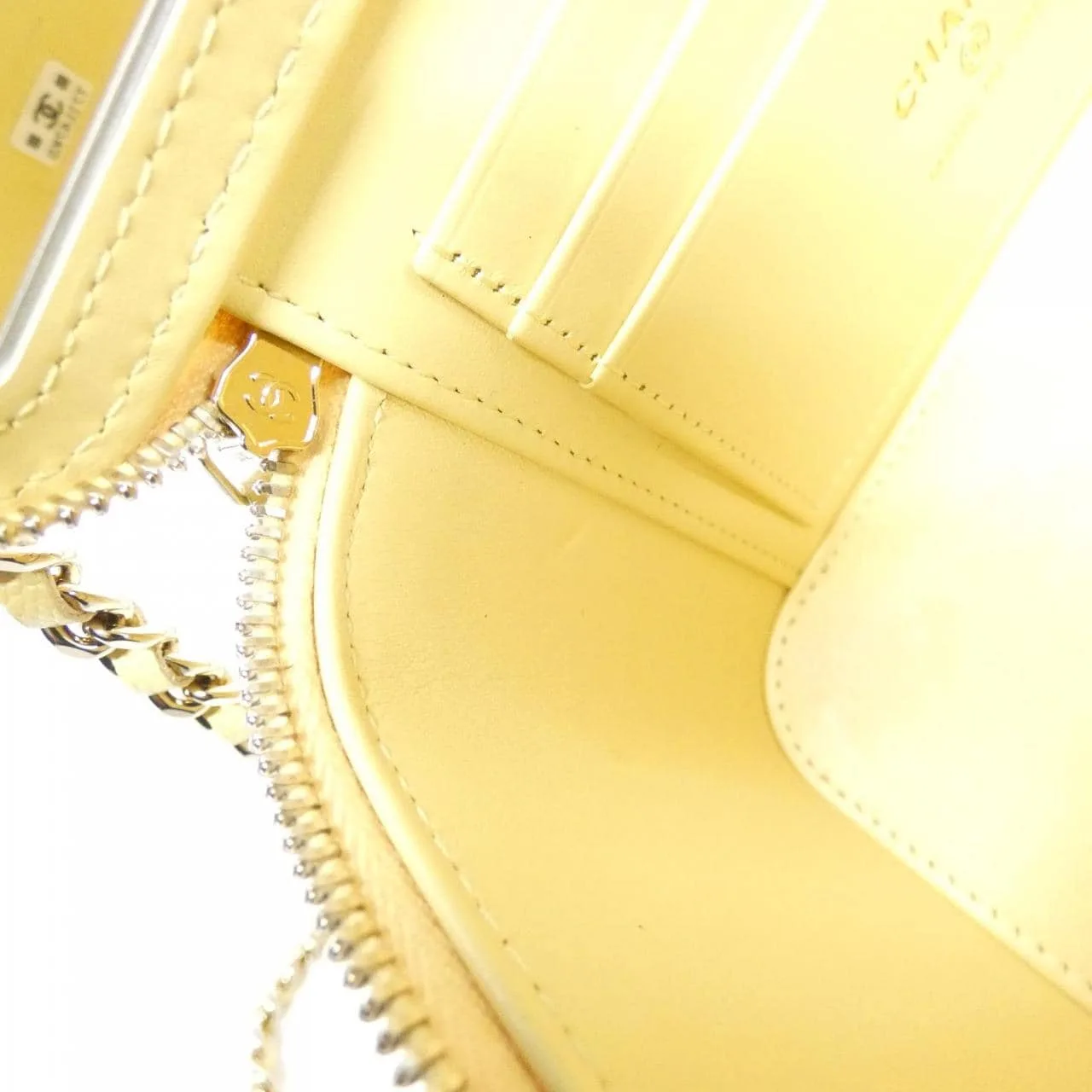 CHANEL AP4404 Handbag Grained Calfskin Yellow Grained Calfskin Rank A - Thumbnail 10