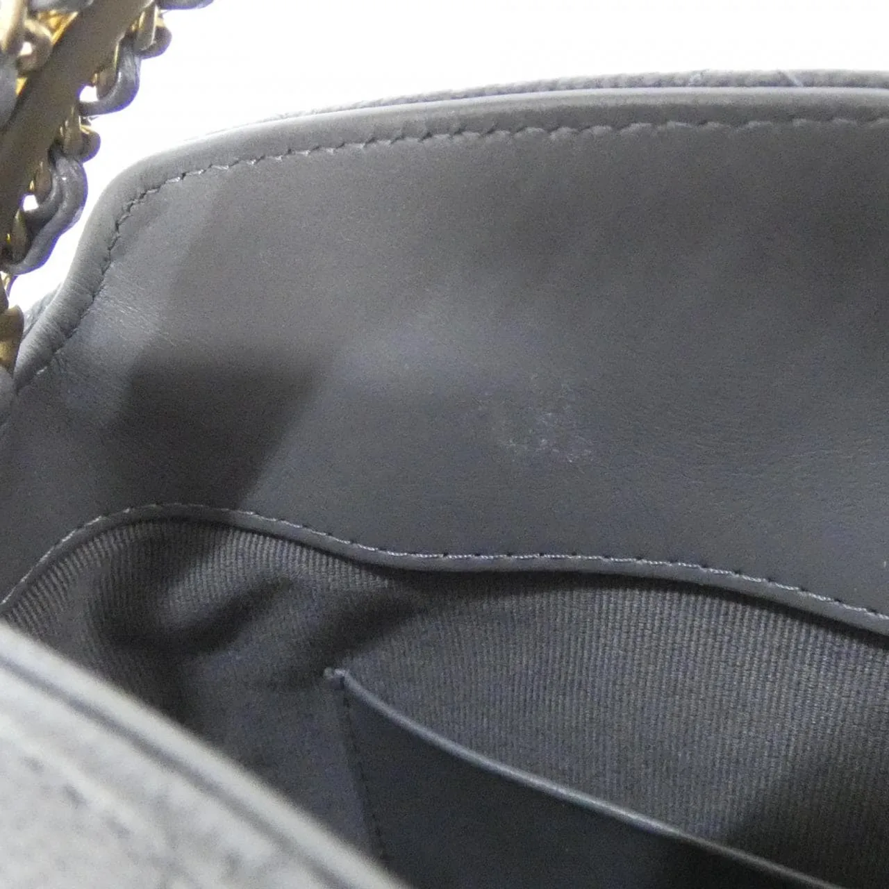 CHANEL AP4066 Wallet Grained Calfskin Grey Grained Calfskin Rank A - Thumbnail 6