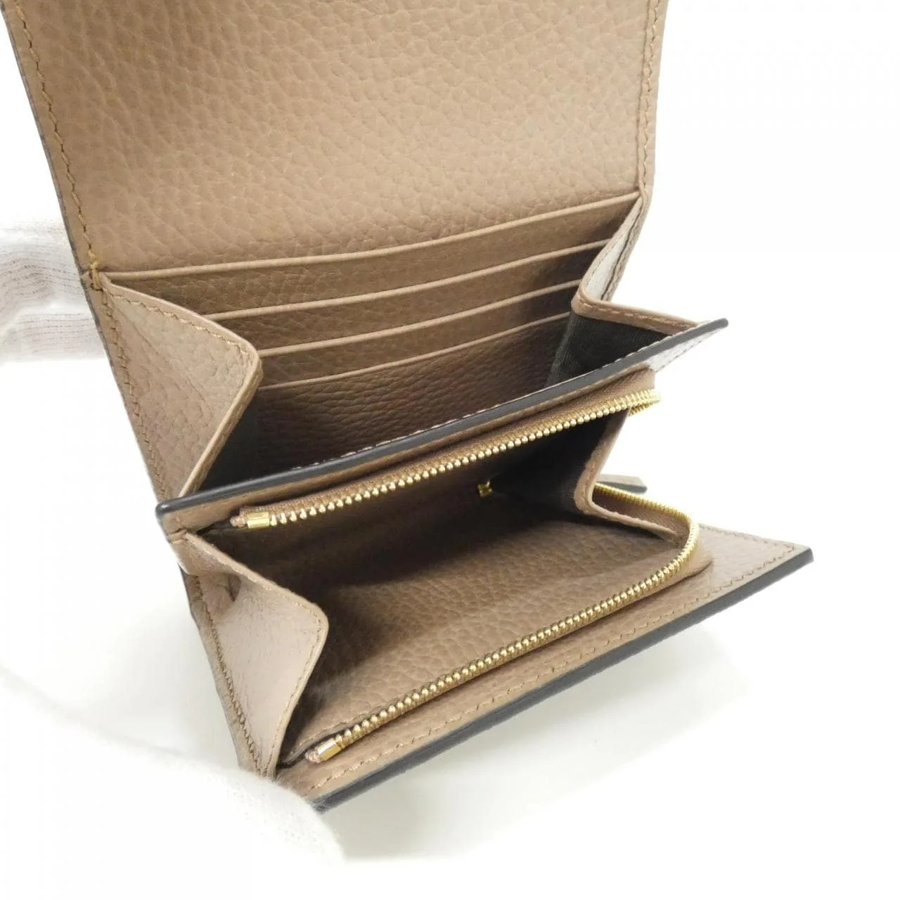 GUCCI 598587 17WAG Wallet Canvas Black Canvas Rank A - Thumbnail 5