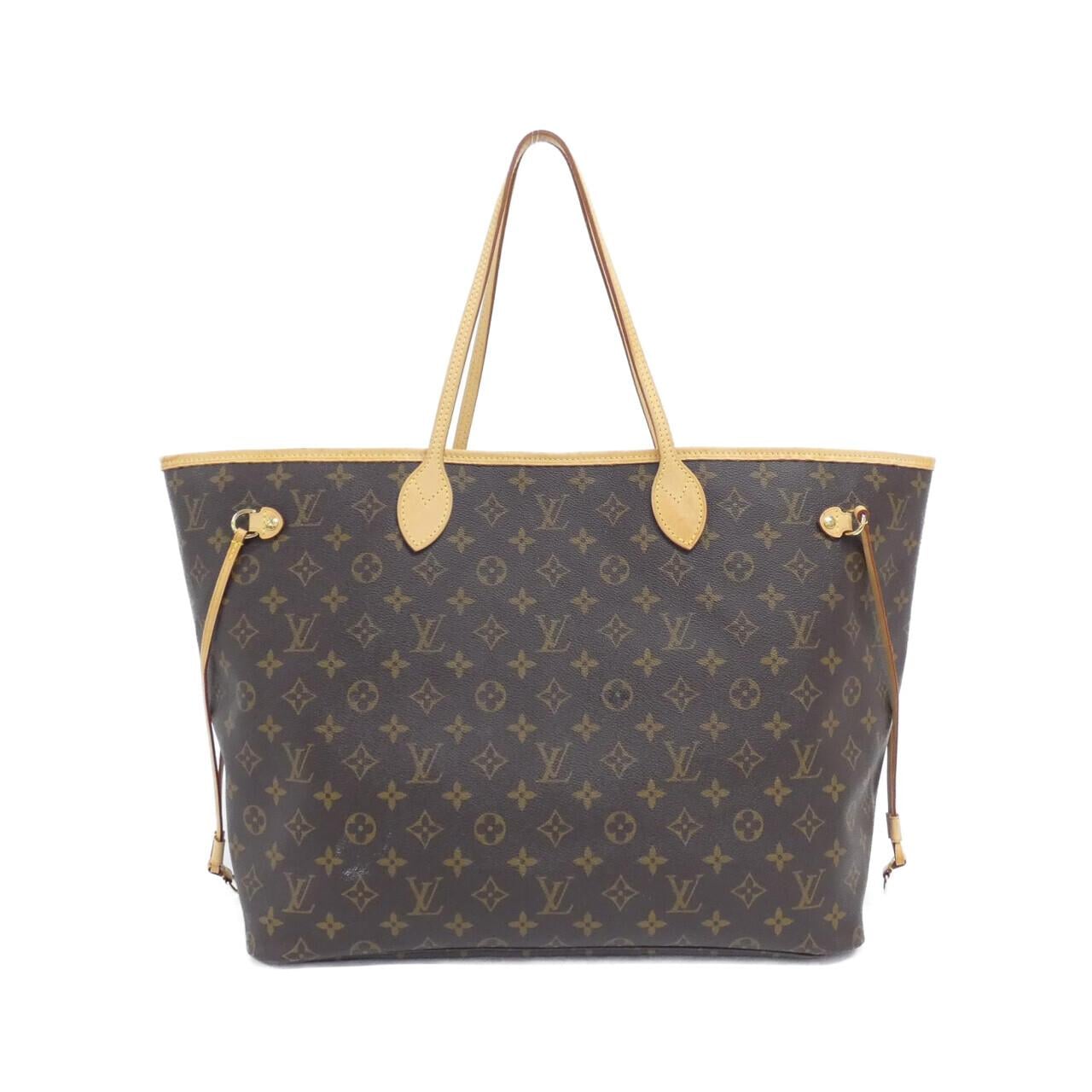 LOUIS VUITTON Neverfull M40157 Tote Monogram Black