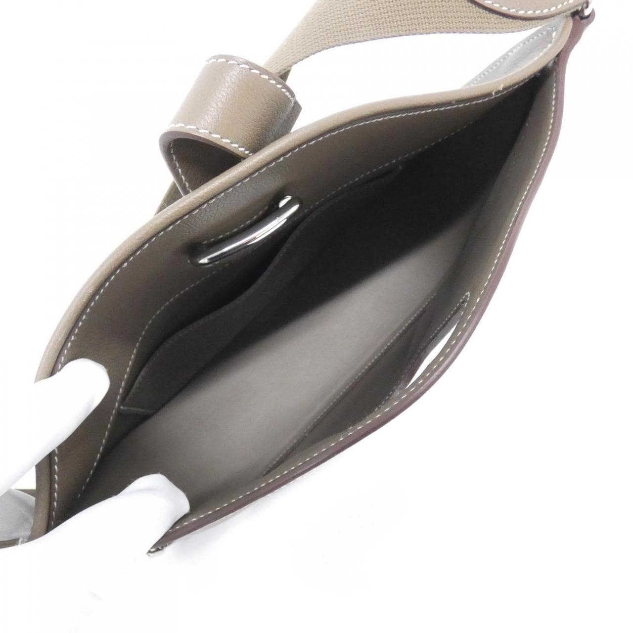 HERMES 084155CK Shoulder Etoupe - Thumbnail 6