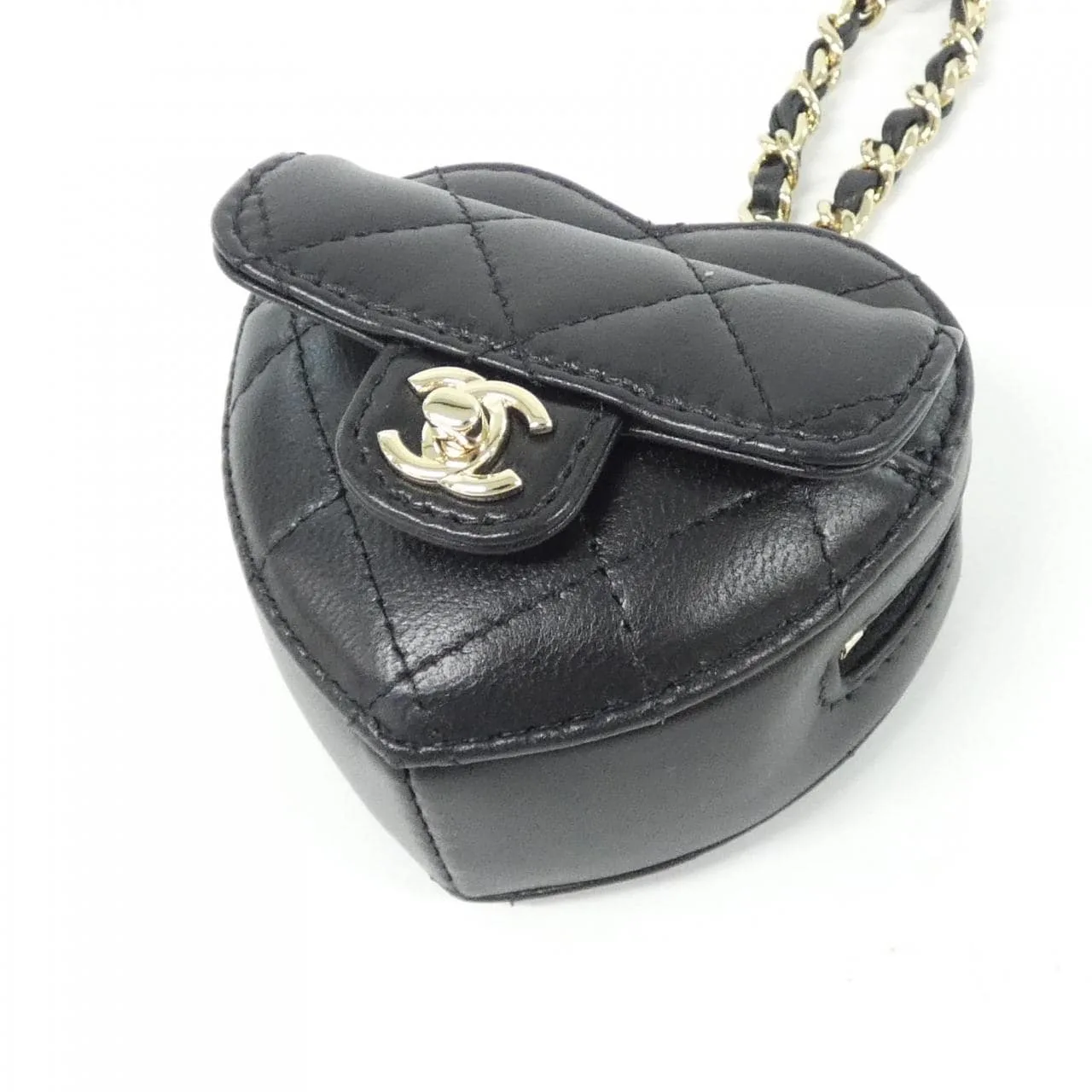 CHANEL AP4838 Key Case Lambskin Black Lambskin Rank A - Thumbnail 3