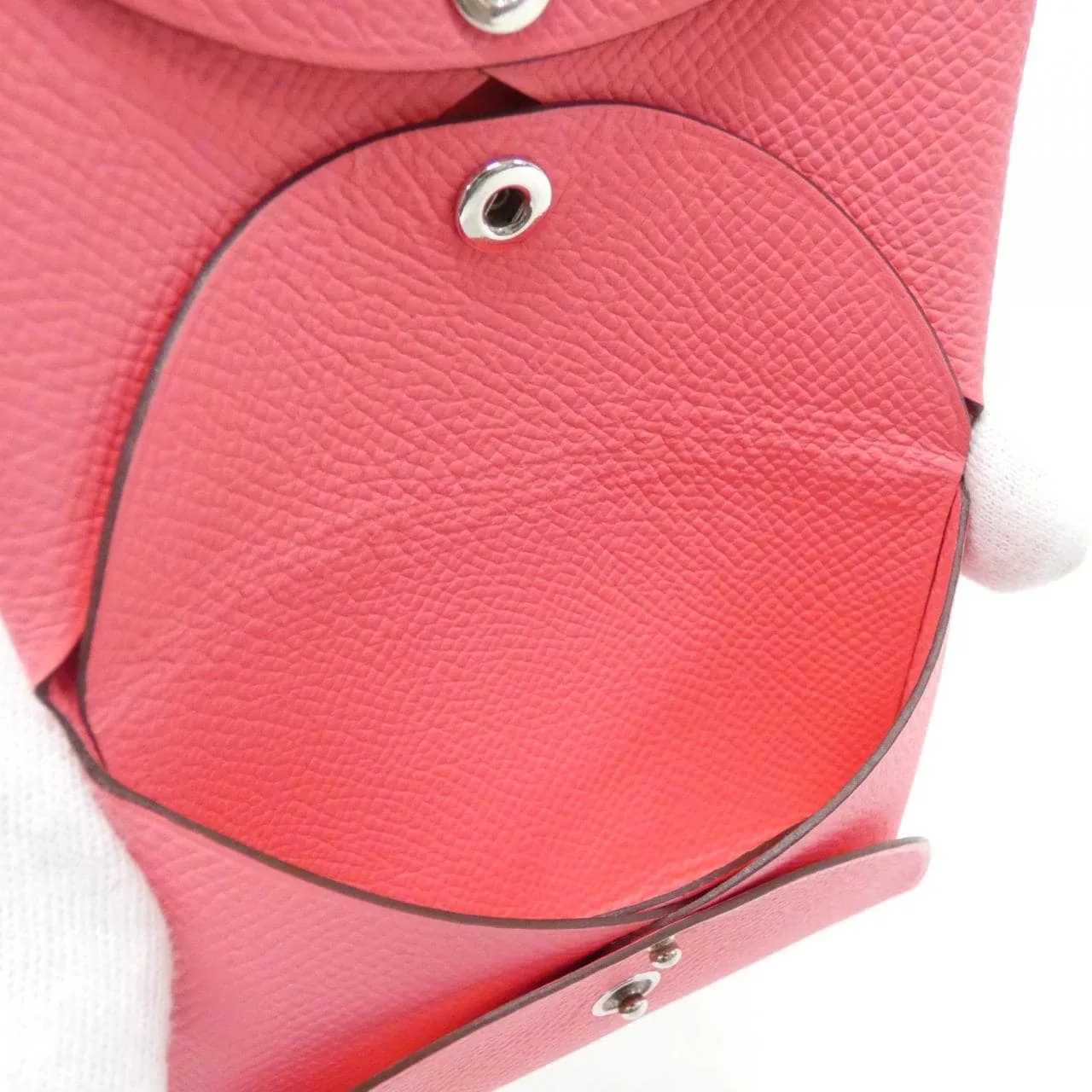 HERMES 083035CK Coin Case Epsom 黑色 Epsom 皮 中古品A - 縮圖 3