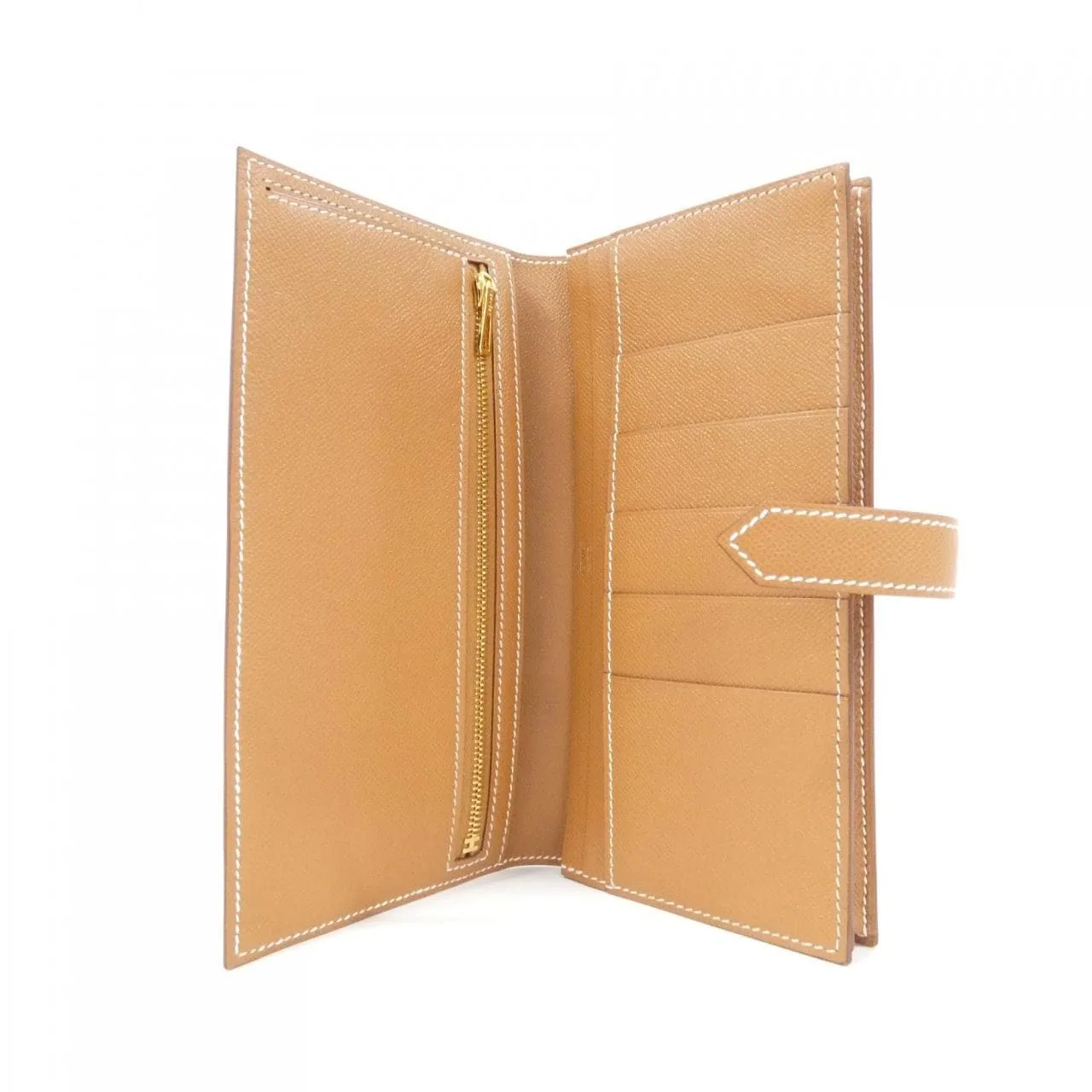 HERMES 084871CC Wallet Gold Rank A - Thumbnail 3