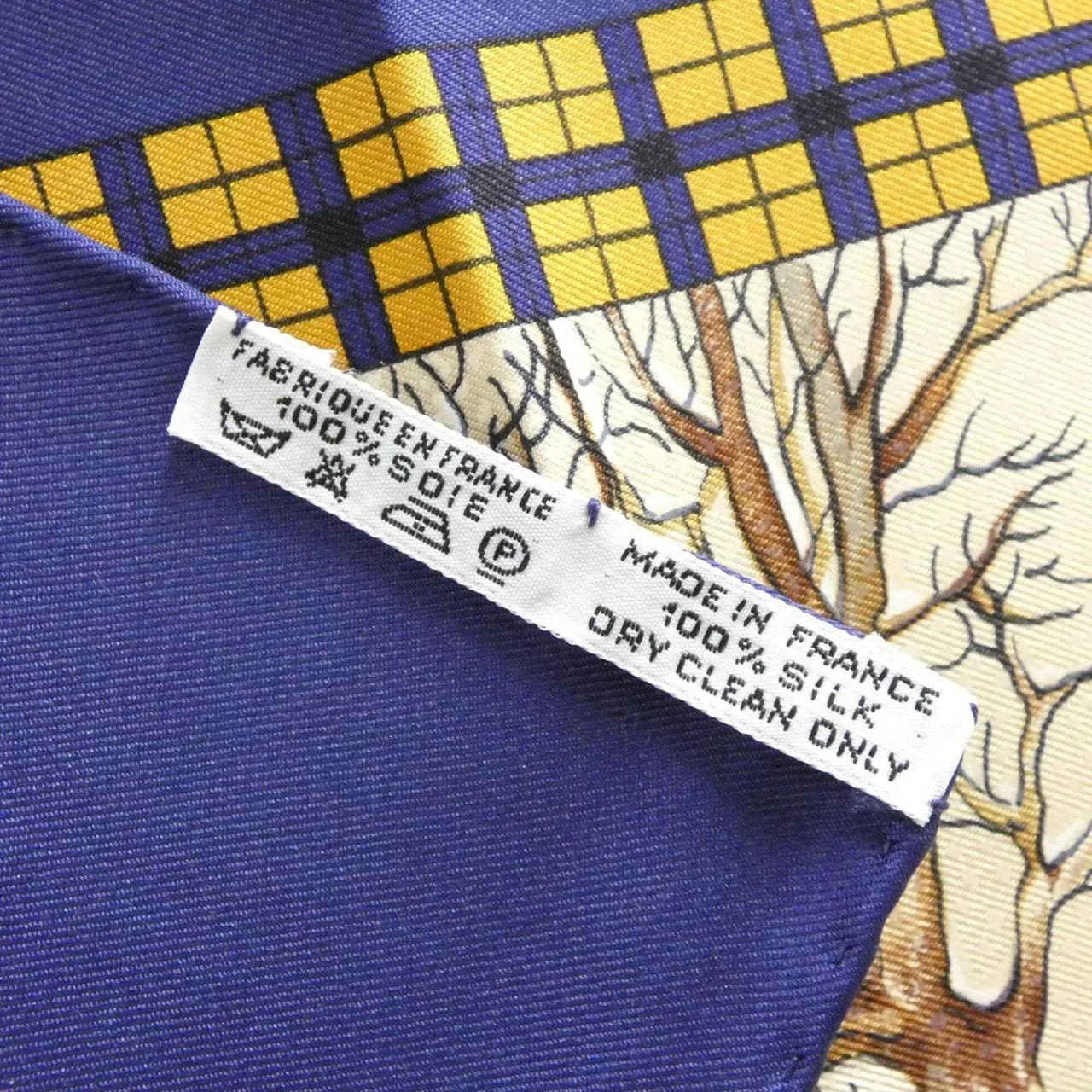 HERMES Scarf Black Rank A - Thumbnail 3