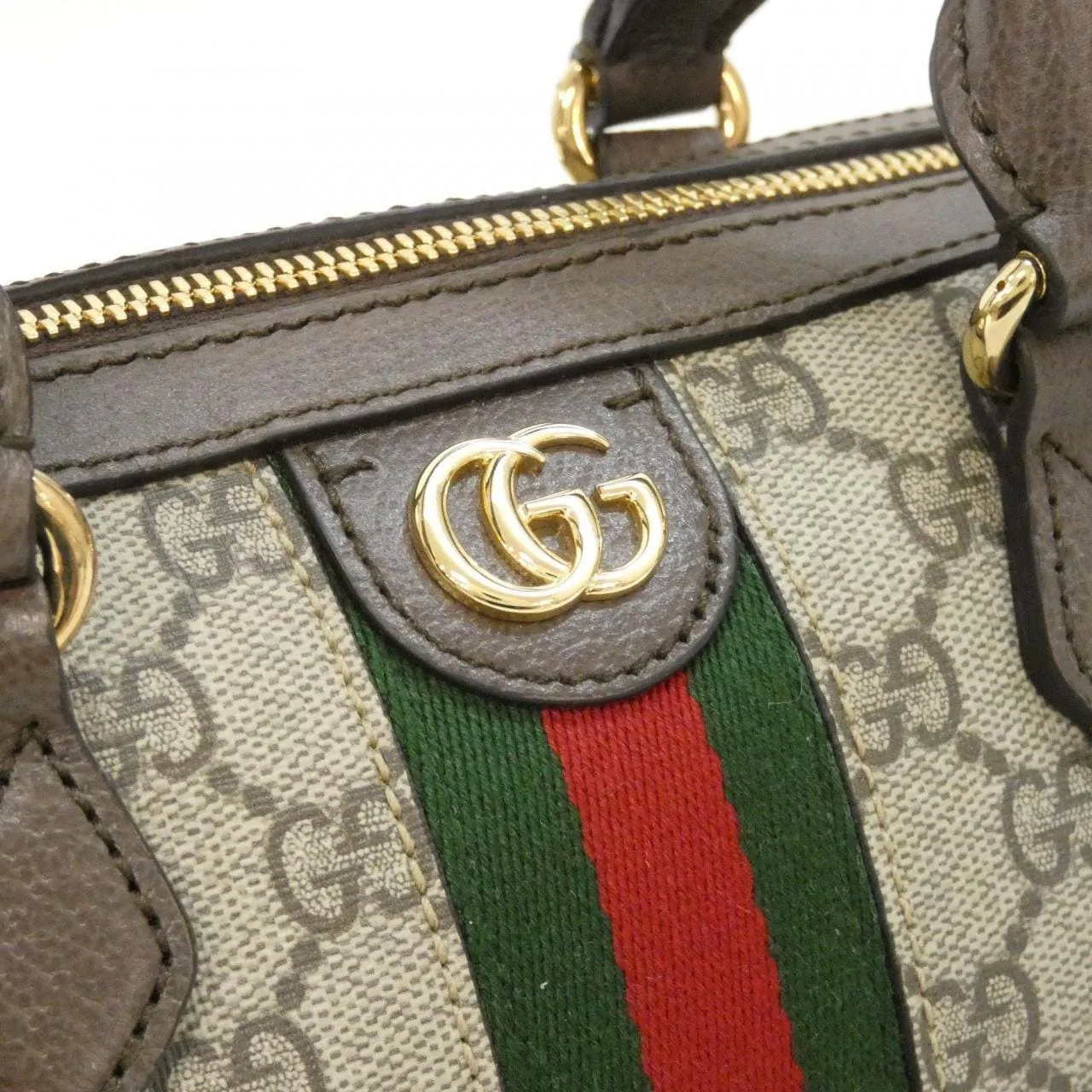 GUCCI 772061 96IWG Boston Canvas 黑色 帆布 中古品A - 縮圖 5