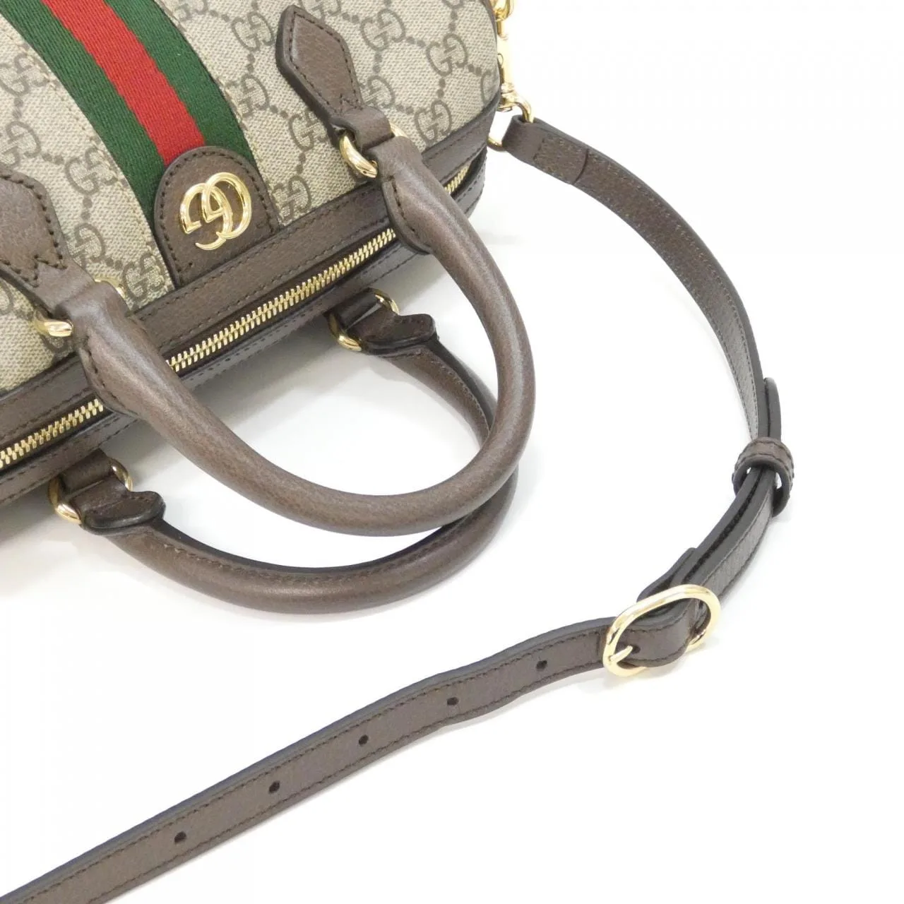 GUCCI 772061 96IWG Boston Canvas 黑色 帆布 中古品A - 縮圖 6