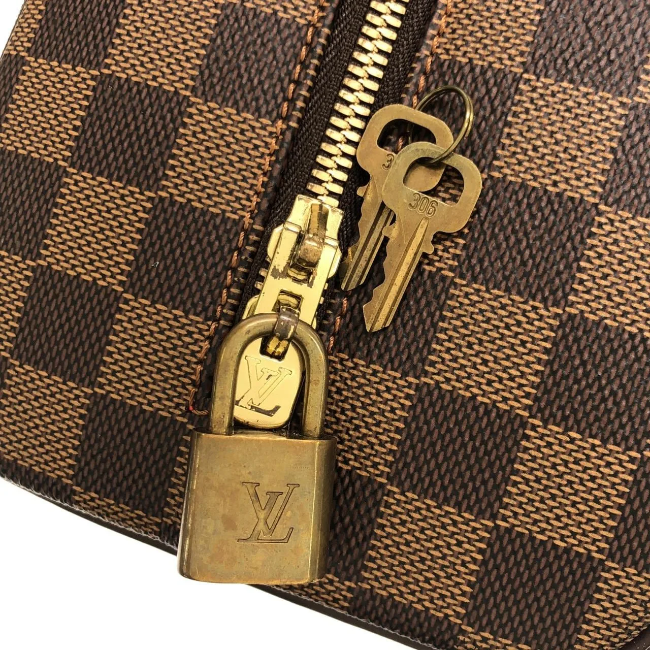 LOUIS VUITTON N41455 Handbag Damier Black Damier Rank A - Thumbnail 4
