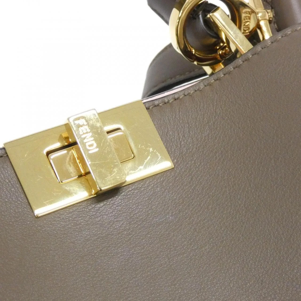 FENDI Peekaboo 8BN302 9FJ Handbag 黑色 中古品A - 縮圖 5