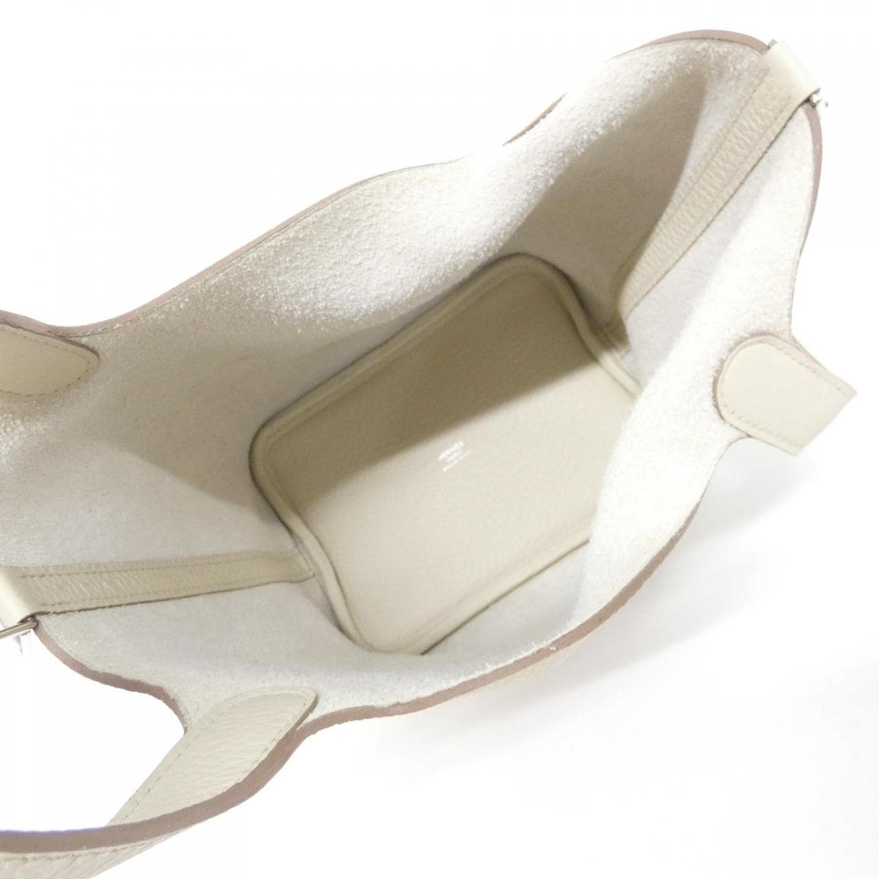 HERMES HERMÈS Picotin 056289CK Bag Clemence 黑色 Clemence 皮 中古品A - 縮圖 5