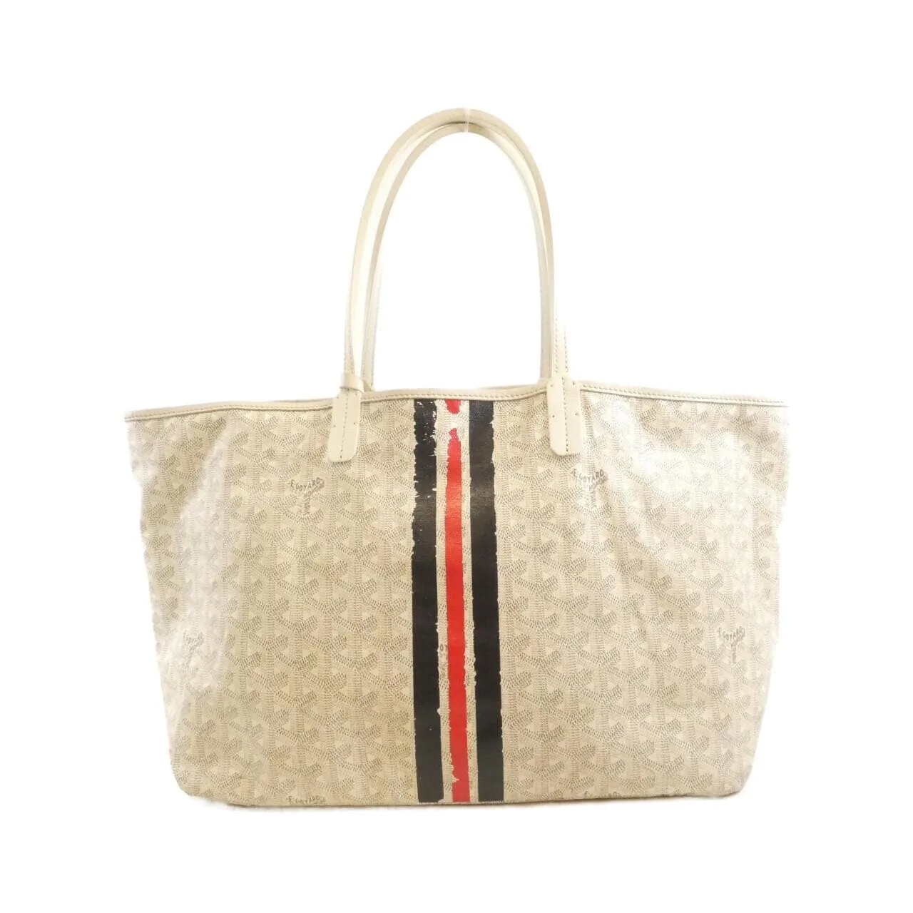 GOYARD Saint Louis AMA LOUIS PM Tote Canvas White