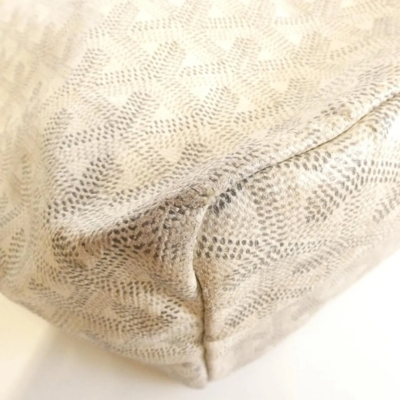 GOYARD Saint Louis AMA LOUIS PM Tote Canvas White Canvas Rank B - Thumbnail 3