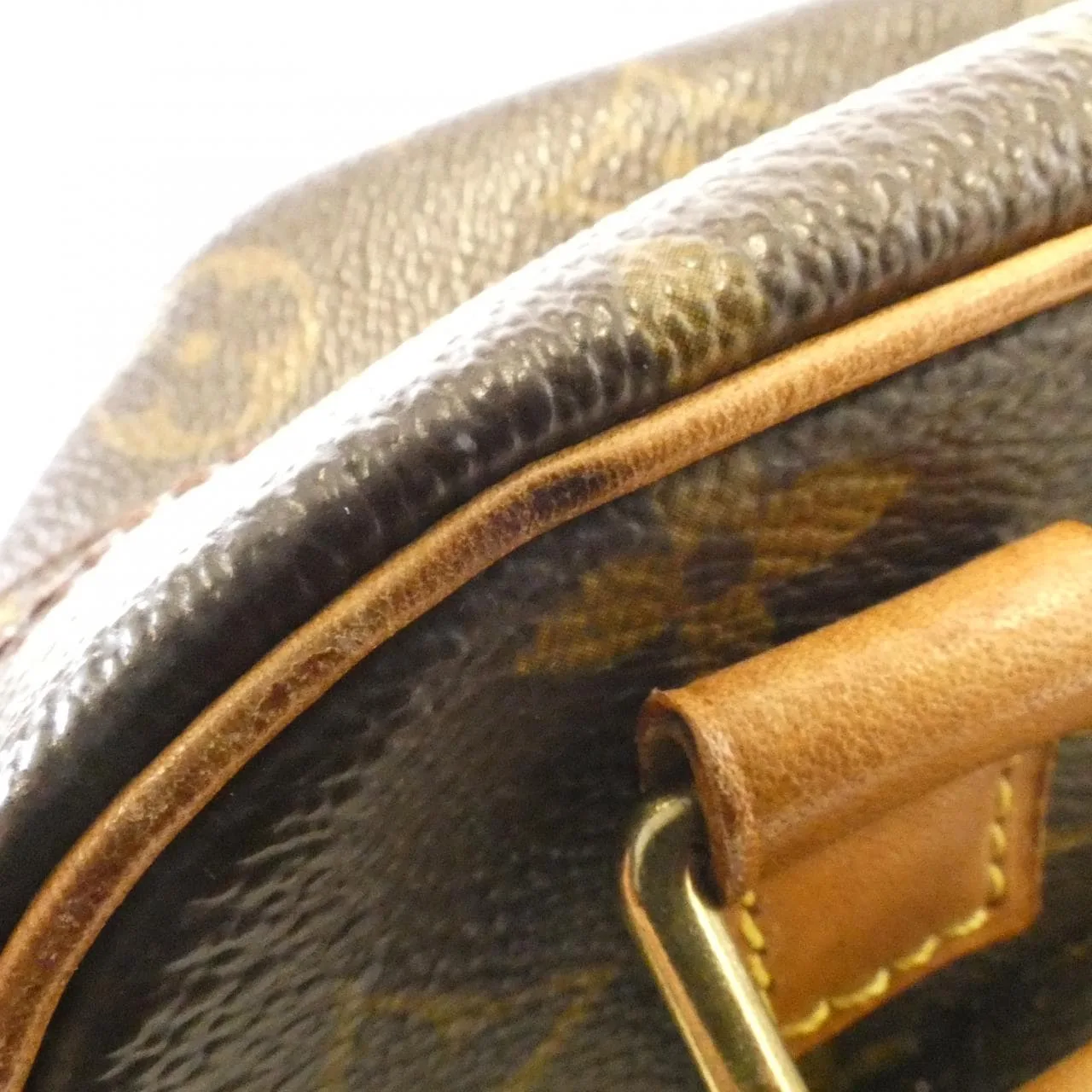 LOUIS VUITTON M51161 Handbag Monogram 黑色 Monogram 中古品B - 縮圖 4