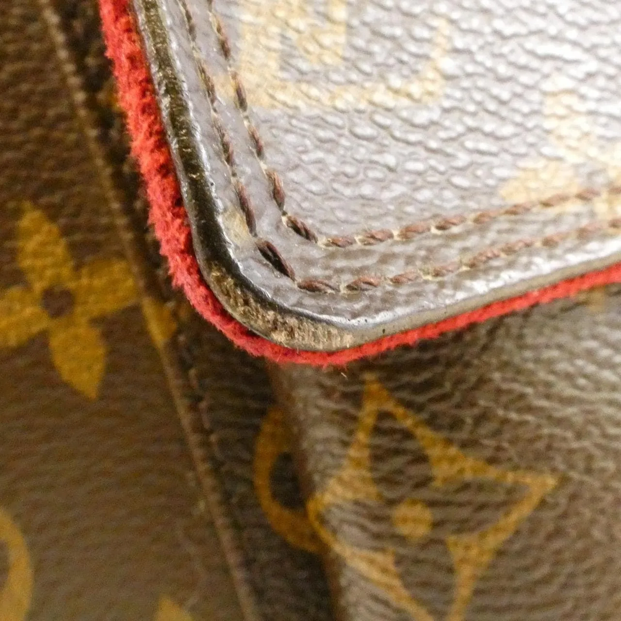 LOUIS VUITTON M51161 Handbag Monogram 黑色 Monogram 中古品B - 縮圖 5