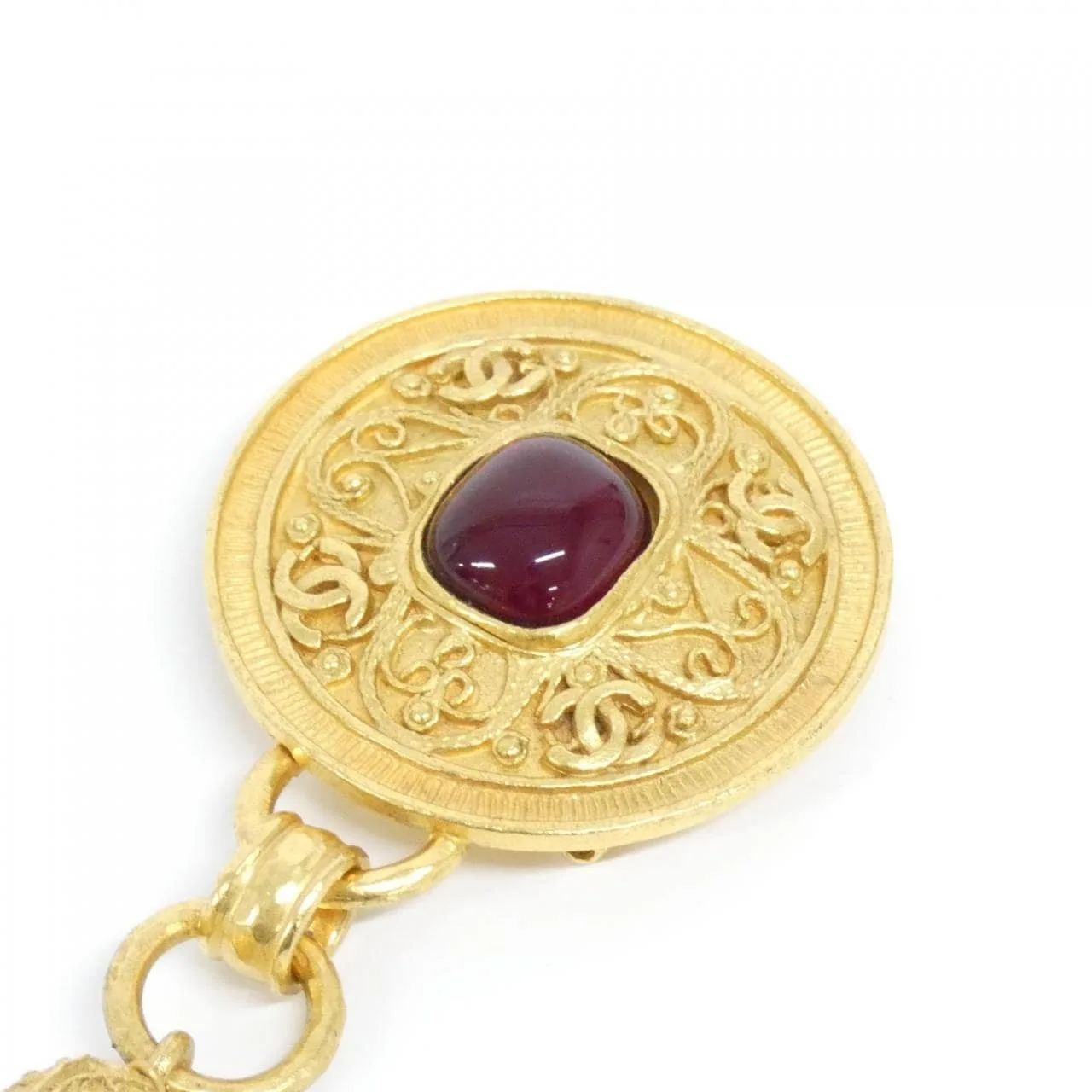 CHANEL Accessories 紅色 中古品A - 縮圖 2