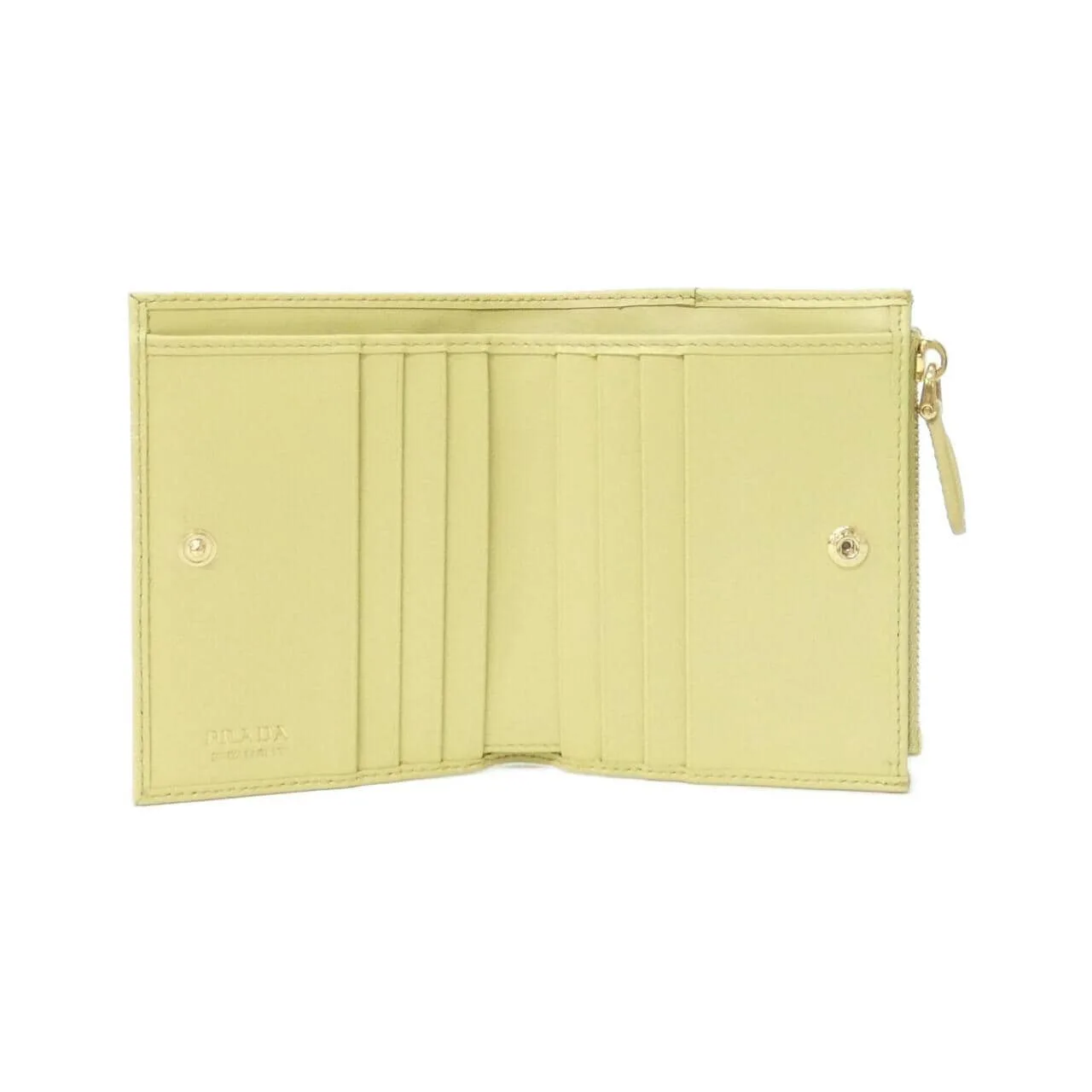 PRADA 1ML050 Wallet 黑色 中古品A - 縮圖 4