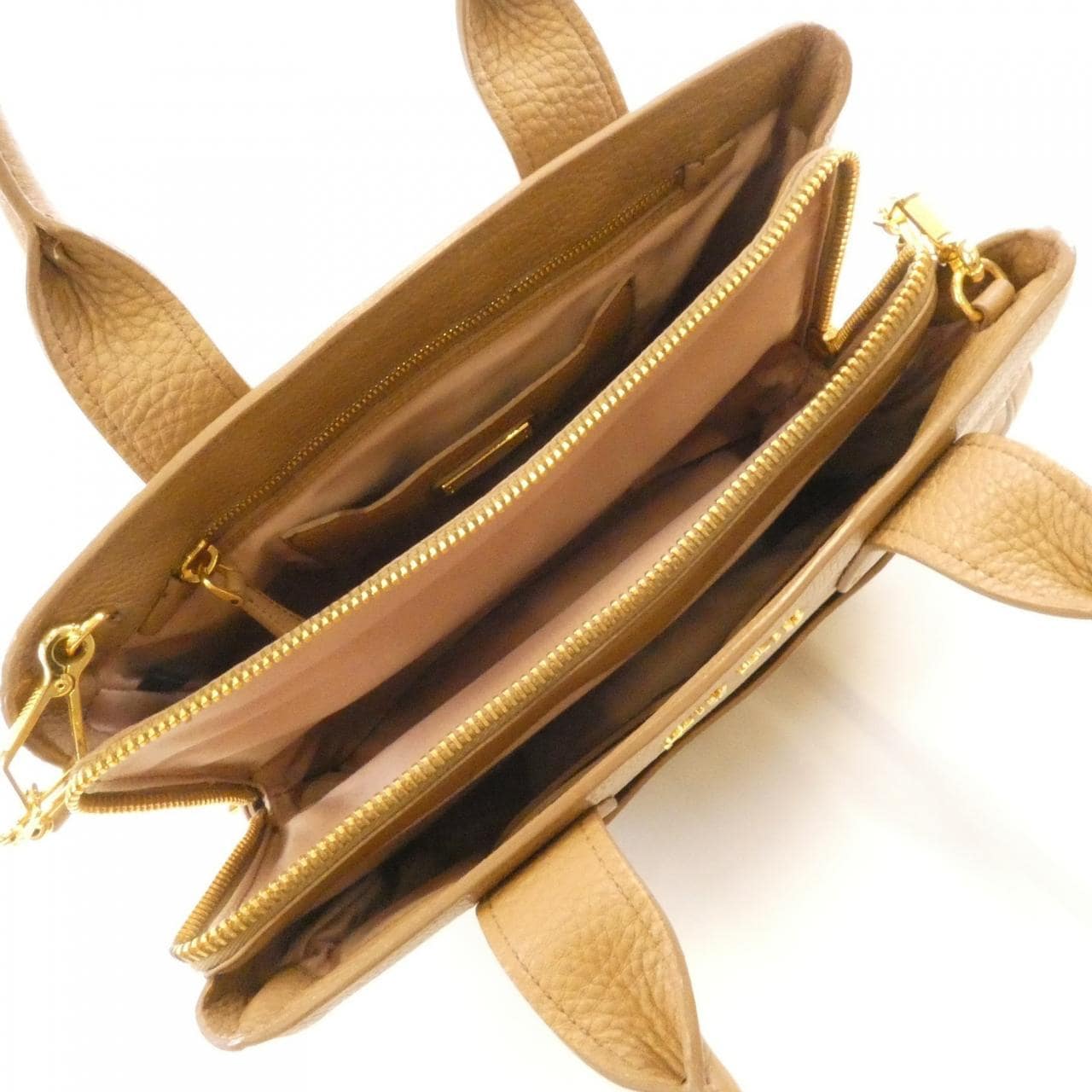 MIU MIU RN0905 Handbag Beige - Thumbnail 9