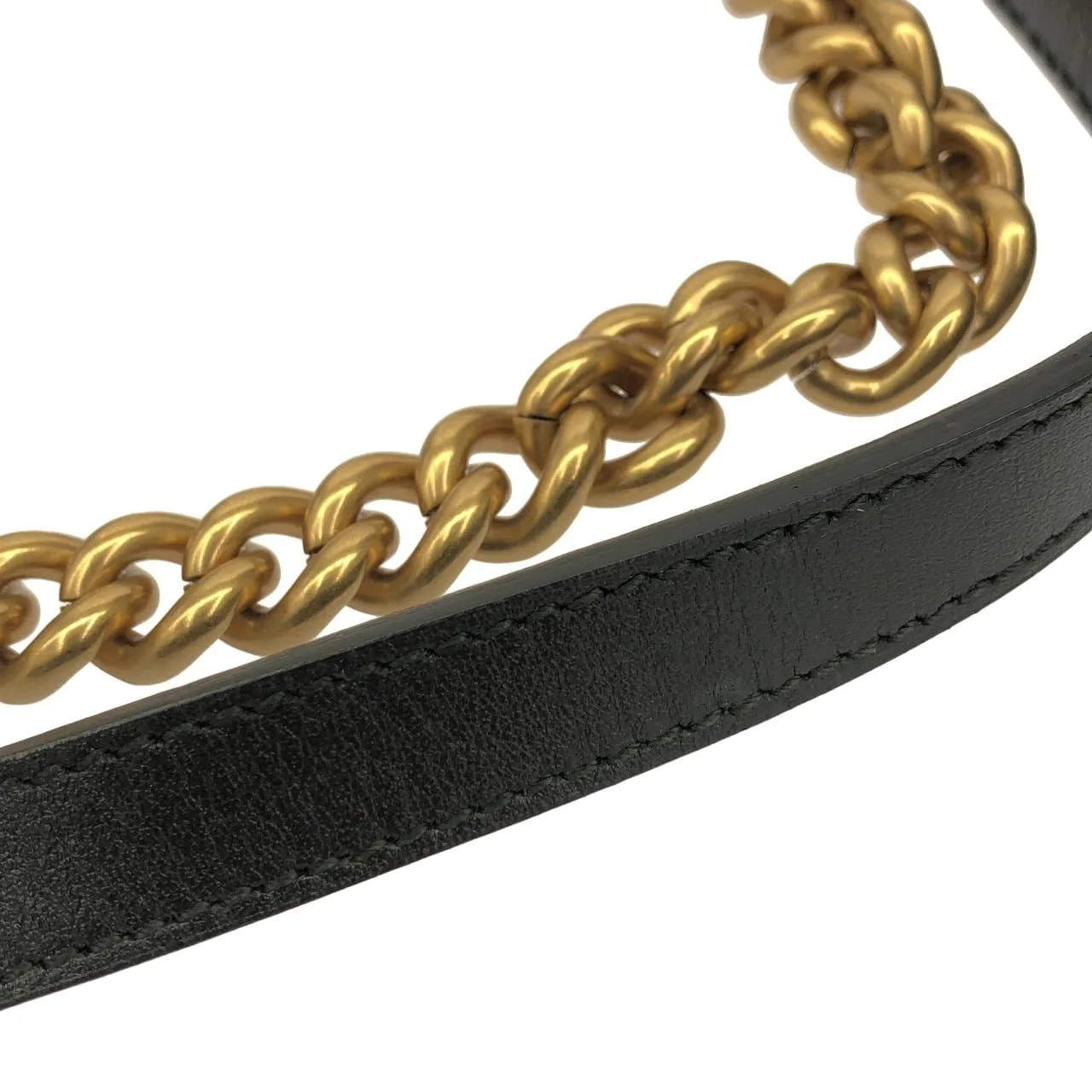 GUCCI 446744 DTD1T Shoulder Leather Black Leather - Thumbnail 8