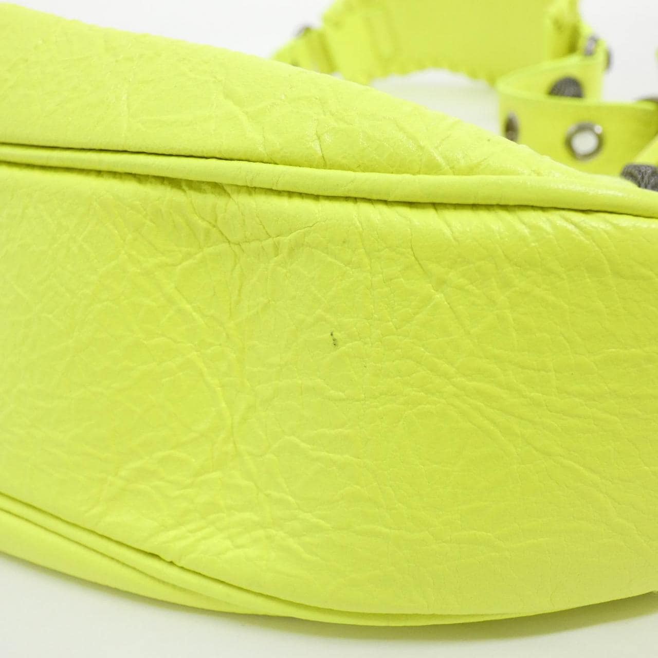 BALENCIAGA Le Cagole 671309 1VGUY Shoulder Bag Lambskin 黑色 羊皮 中古品A - 縮圖 3