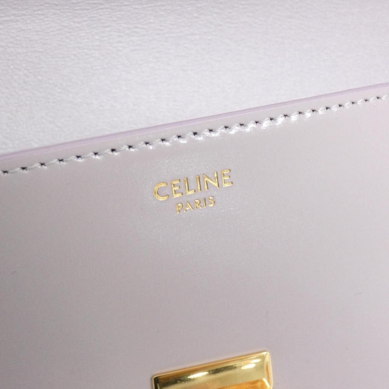 CELINE Triomphe 194143BF4 Shoulder Bag 黑色 中古品A - 縮圖 7