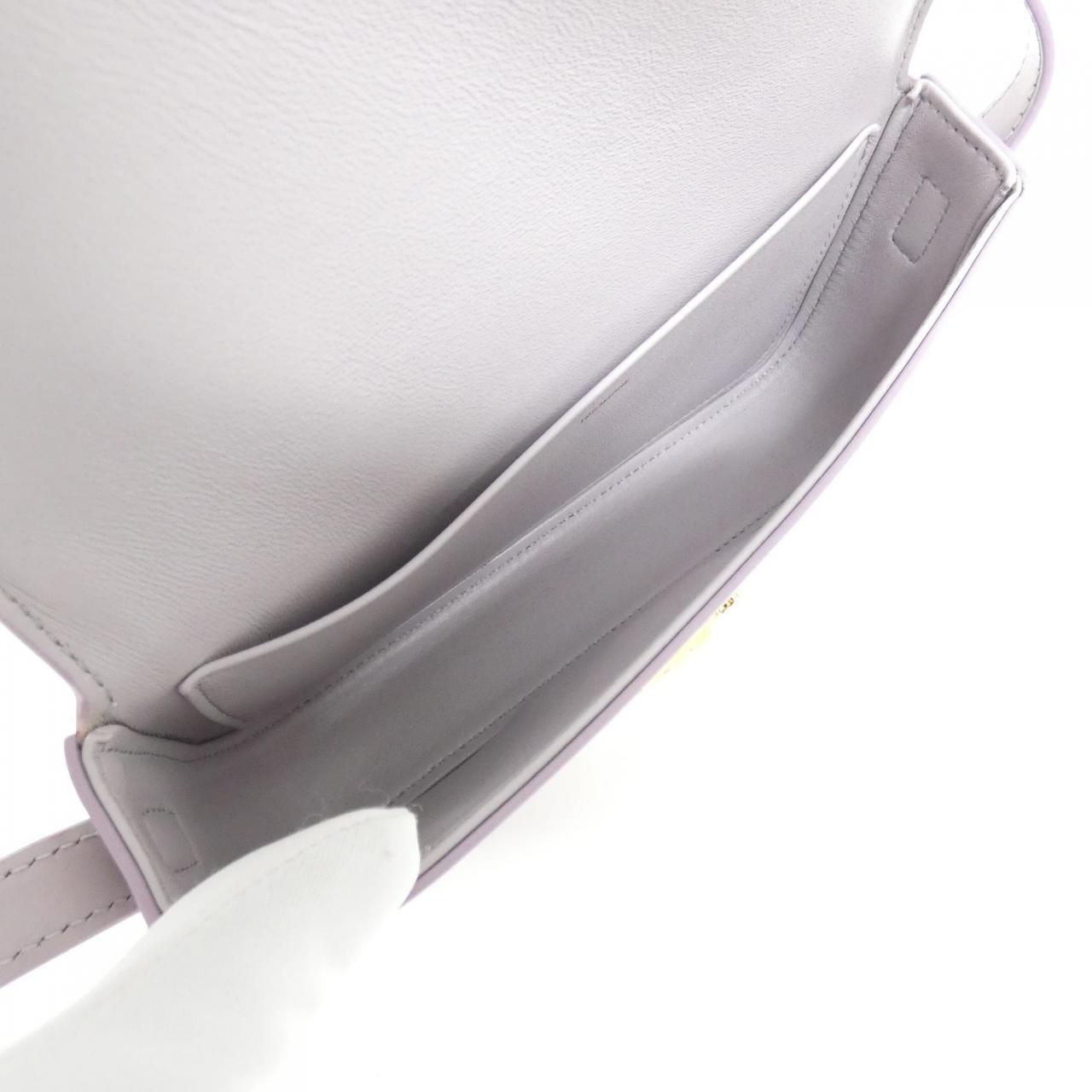 CELINE Triomphe 194143BF4 Shoulder Bag 黑色 中古品A - 縮圖 9