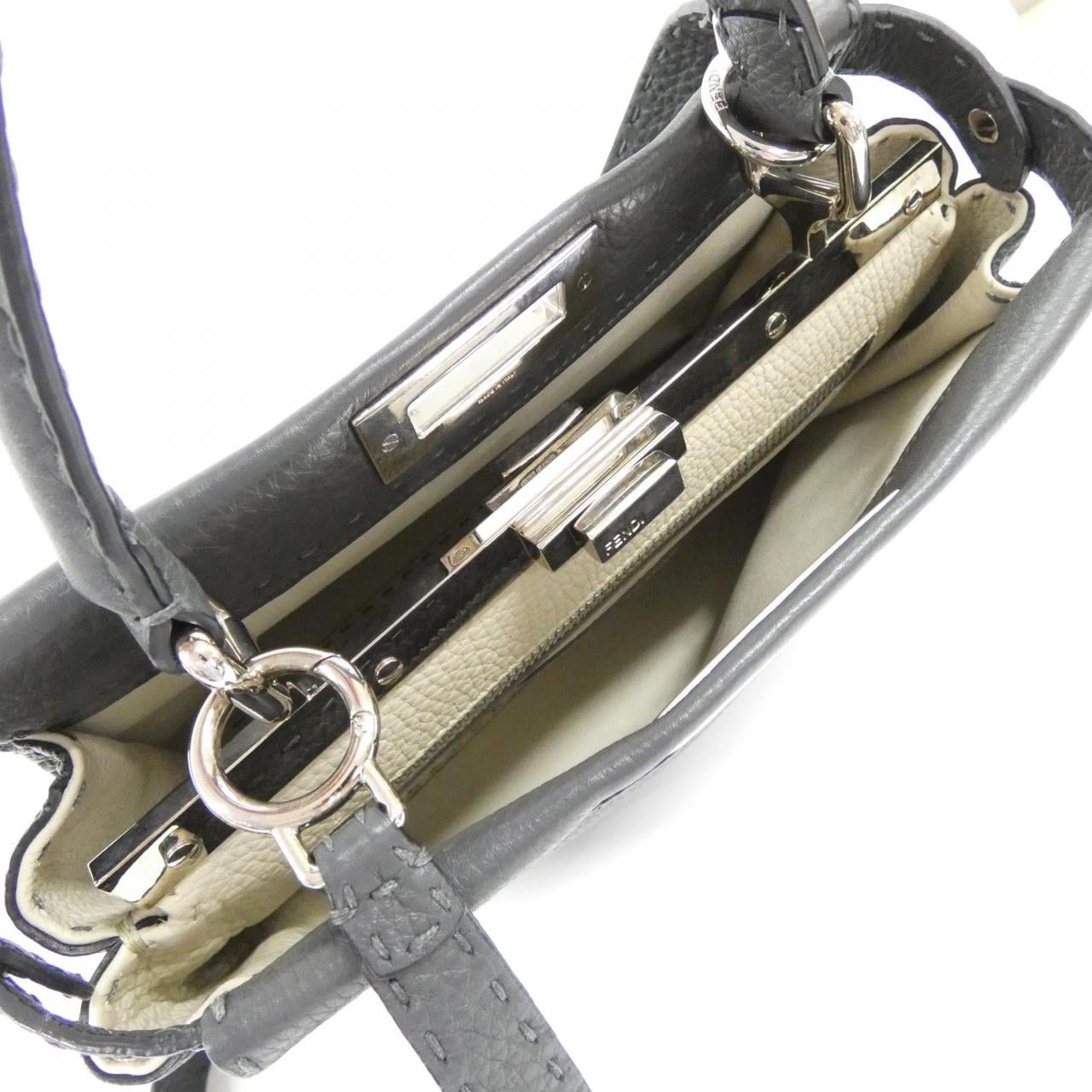 FENDI Peekaboo 8BN290 Q0J Handbag 黑色 中古品A - 縮圖 7