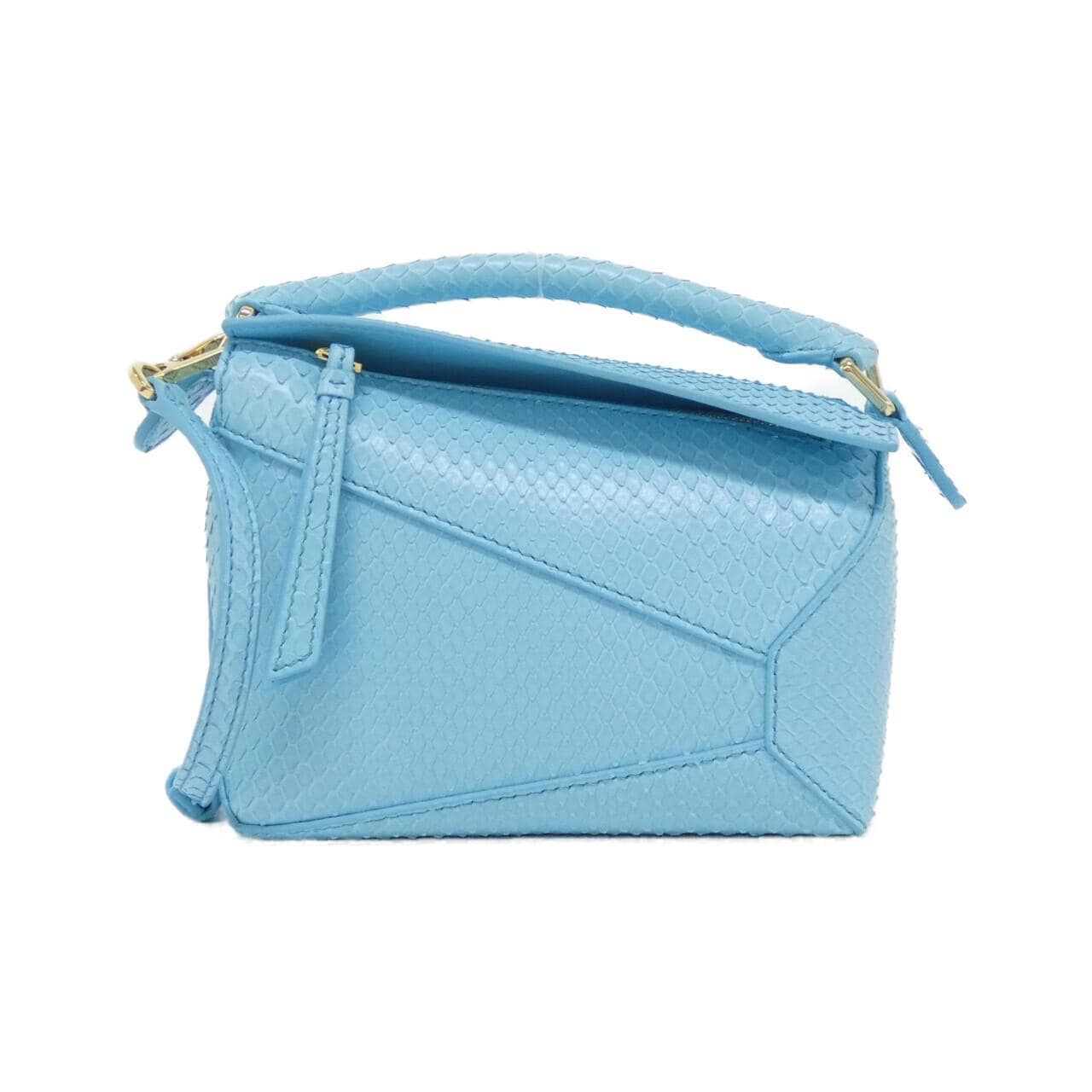 LOEWE Puzzle A510P88X34 Bag Python