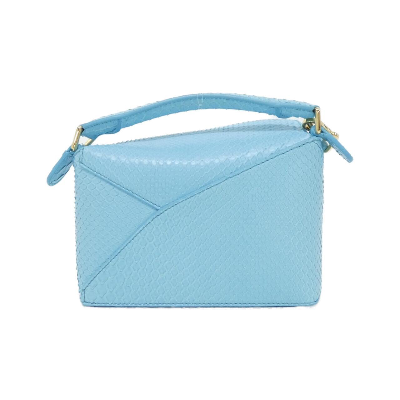 LOEWE Puzzle A510P88X34 Bag Python Black Python - Thumbnail 2