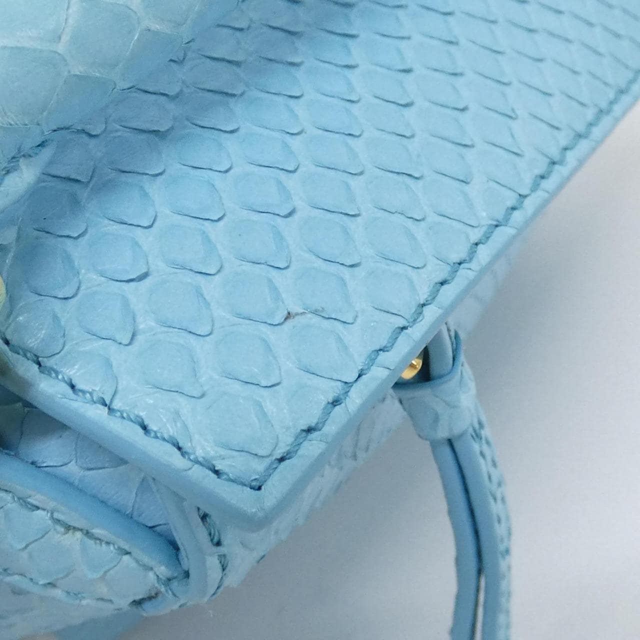 LOEWE Puzzle A510P88X34 Bag Python Black Python - Thumbnail 4