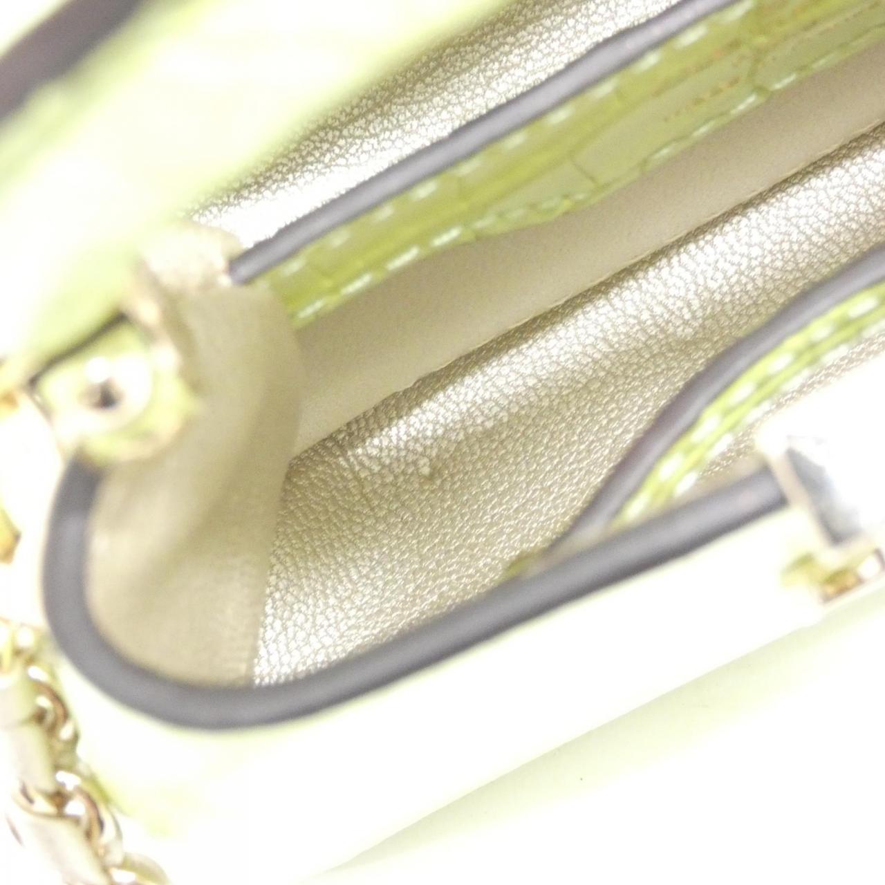 LOUIS VUITTON Capucines Bag Leather 綠色 皮革 中古品A - 縮圖 10