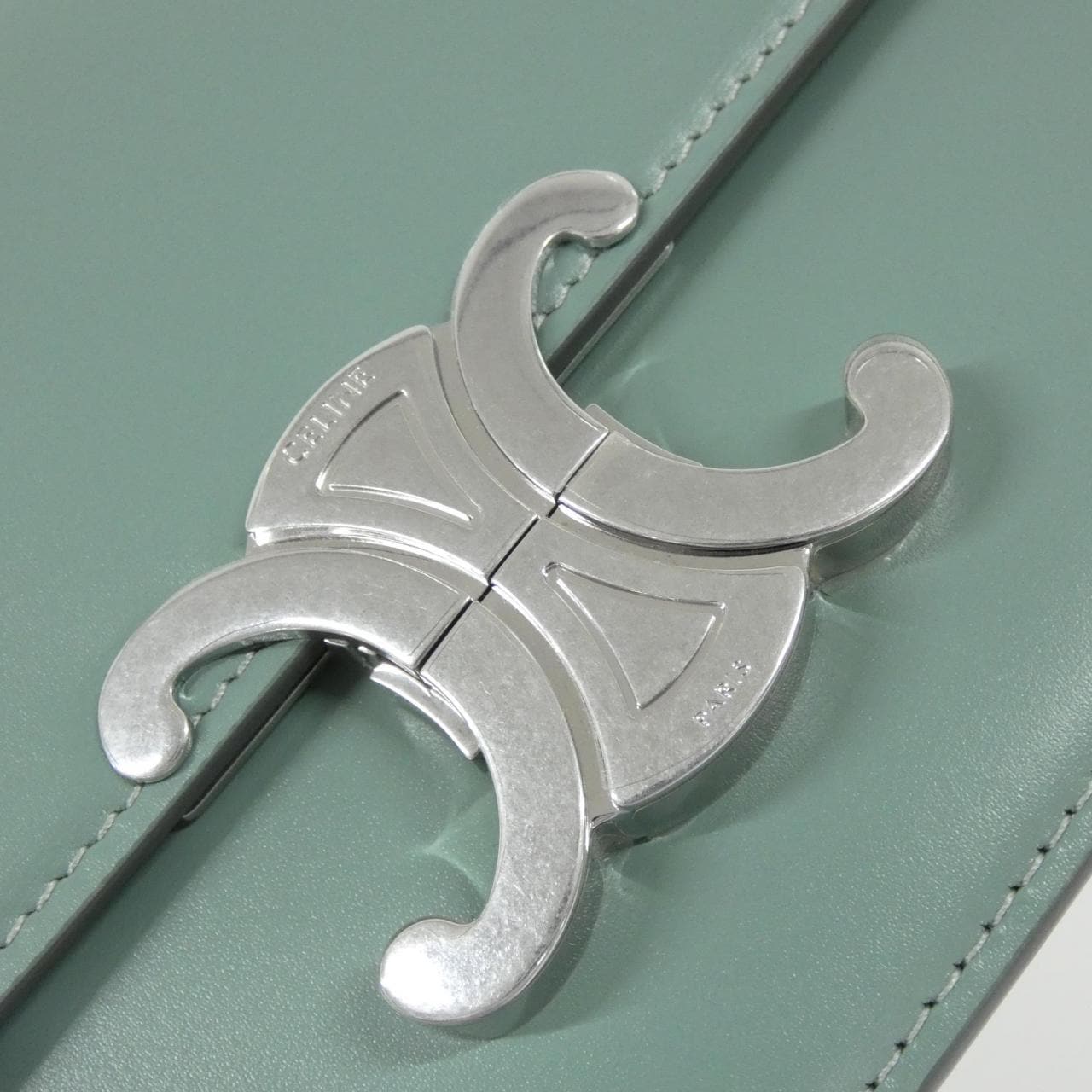 CELINE Triomphe 188423BF4 Bag Black Rank A - Thumbnail 4