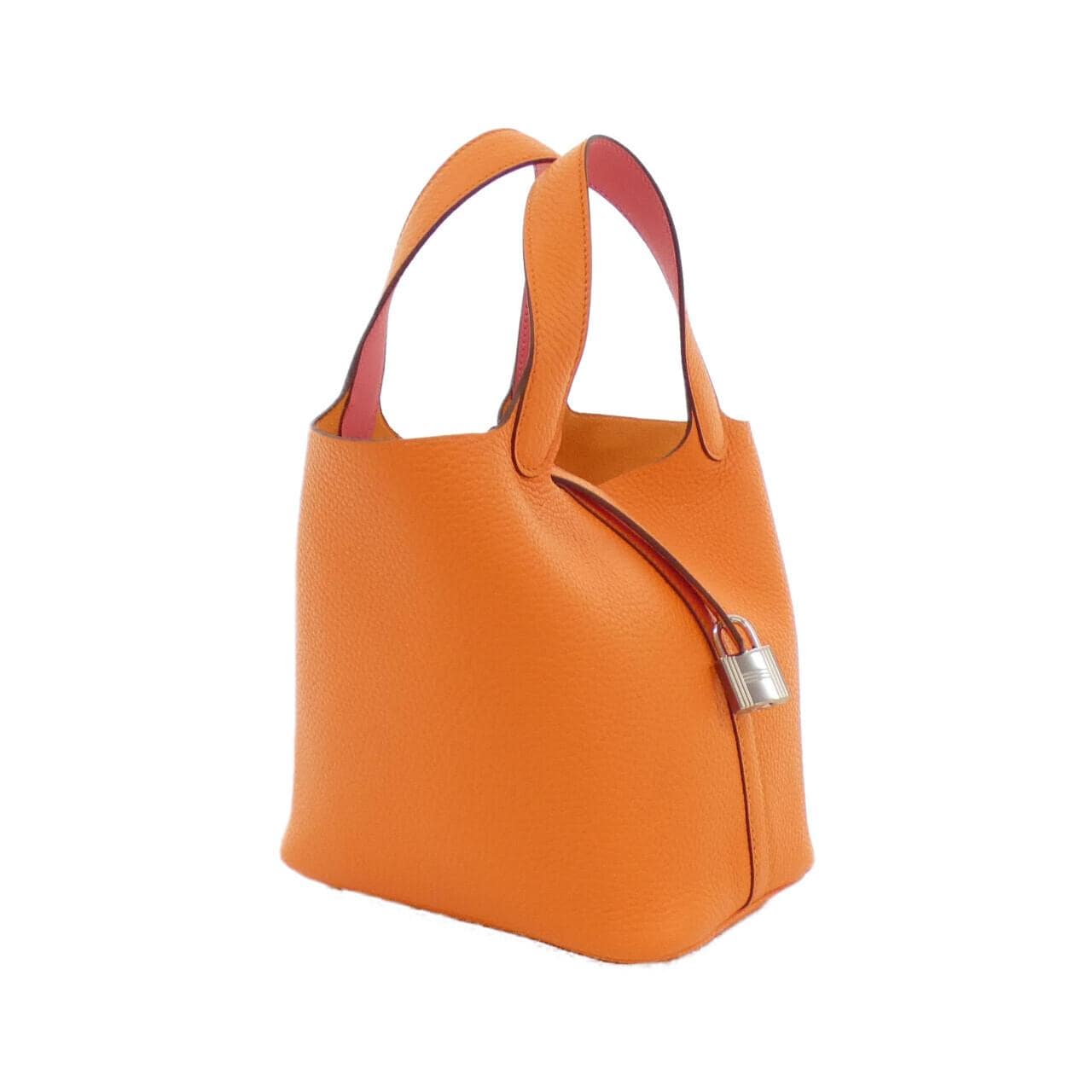 HERMES HERMÈS Picotin 069560CK Bag Clemence Orange