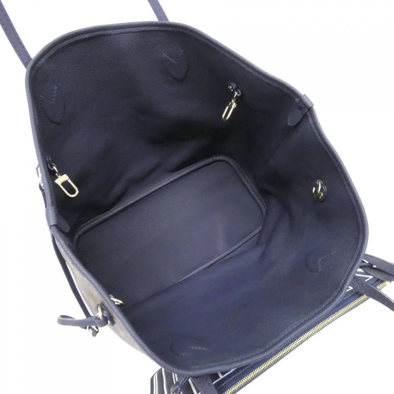 LOUIS VUITTON Neverfull M14994 Tote Monogram 黑色 Monogram 中古品A - 縮圖 6