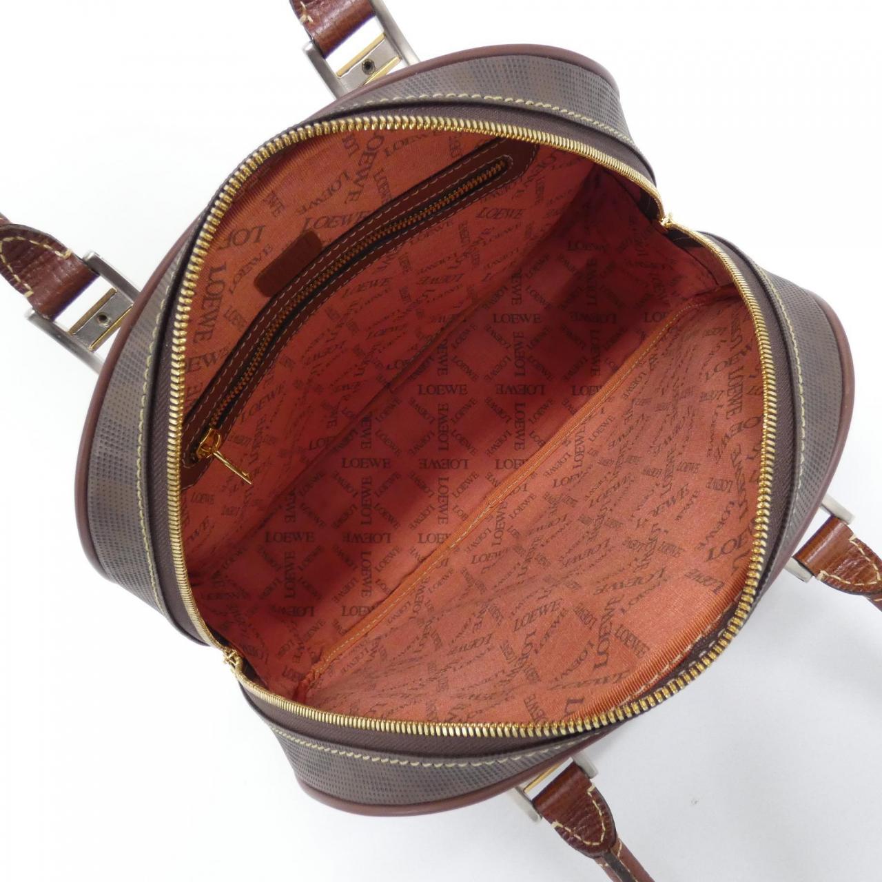 LOEWE Bag Canvas 棕色 帆布 中古品A - 縮圖 7