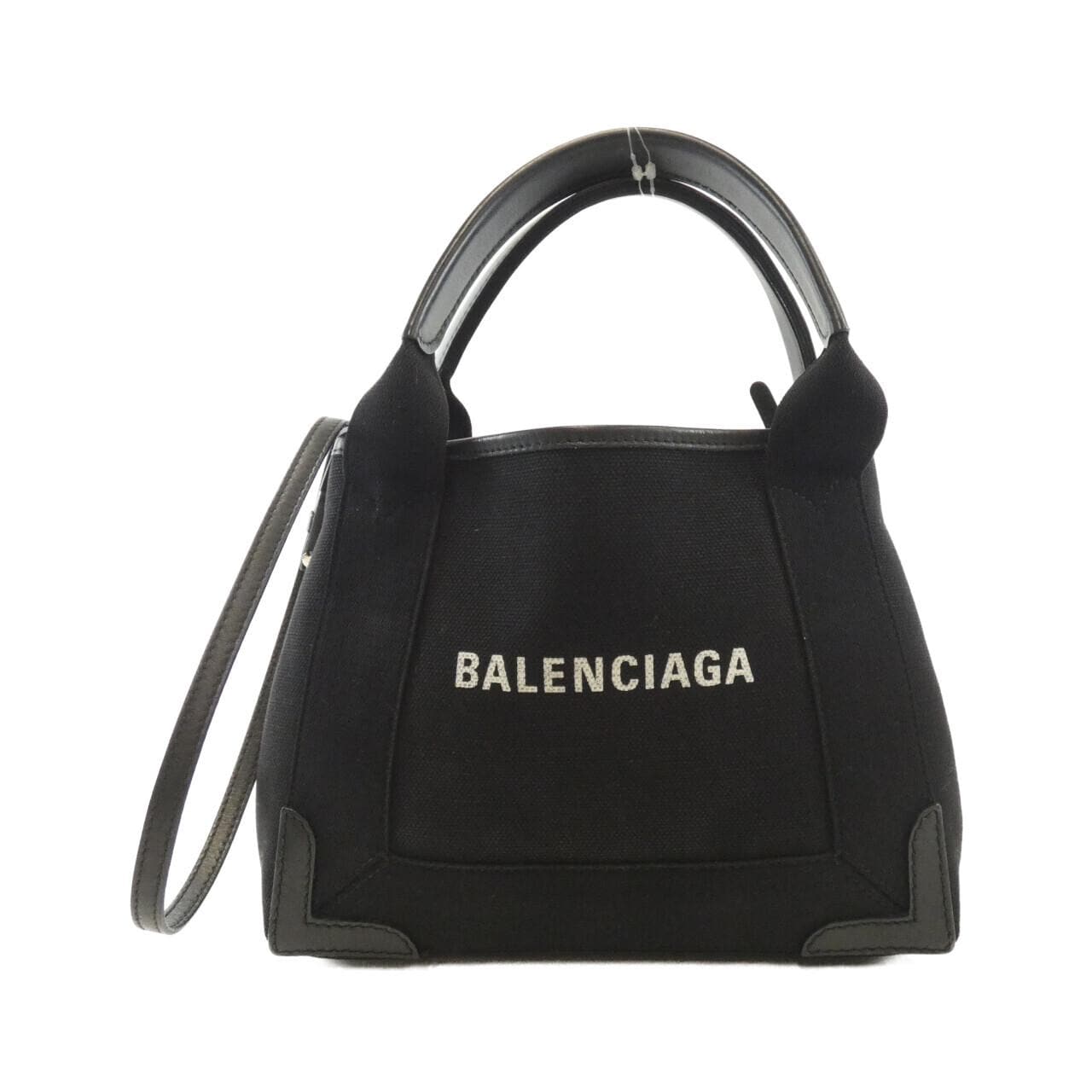 BALENCIAGA 390346 AQ38N Bag Canvas Navy