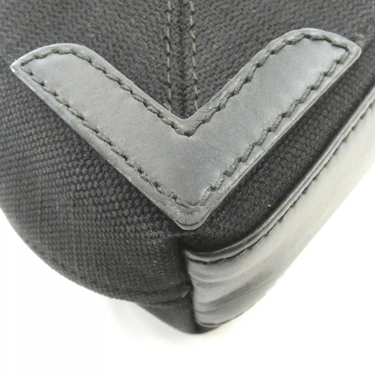 BALENCIAGA 390346 AQ38N Handbag Canvas 深藍色 帆布 中古品B - 縮圖 3