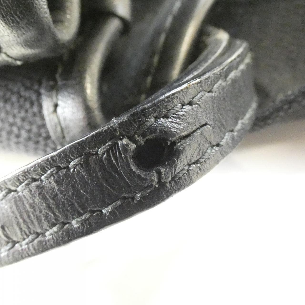 BALENCIAGA 390346 AQ38N Bag Canvas Navy Canvas - Thumbnail 6