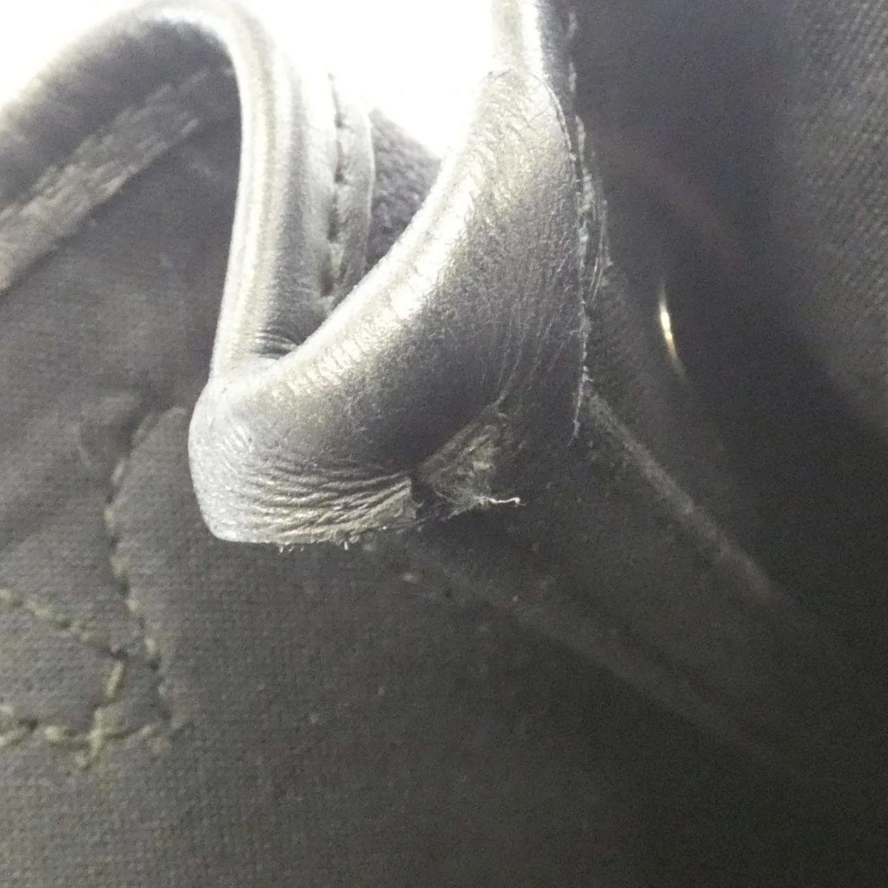 BALENCIAGA 390346 AQ38N Handbag Canvas 深藍色 帆布 中古品B - 縮圖 8