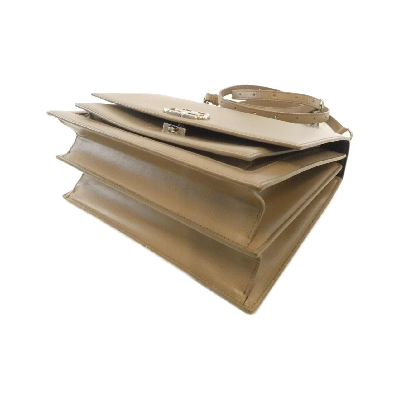 BALENCIAGA 580646 Bag Leather Black Leather Rank B - Thumbnail 3