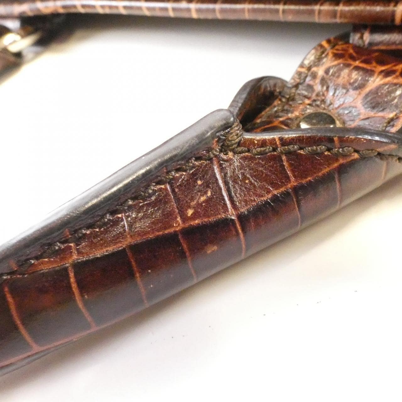 CELINE Boogie Bag Canvas Brown Canvas Rank B - Thumbnail 6