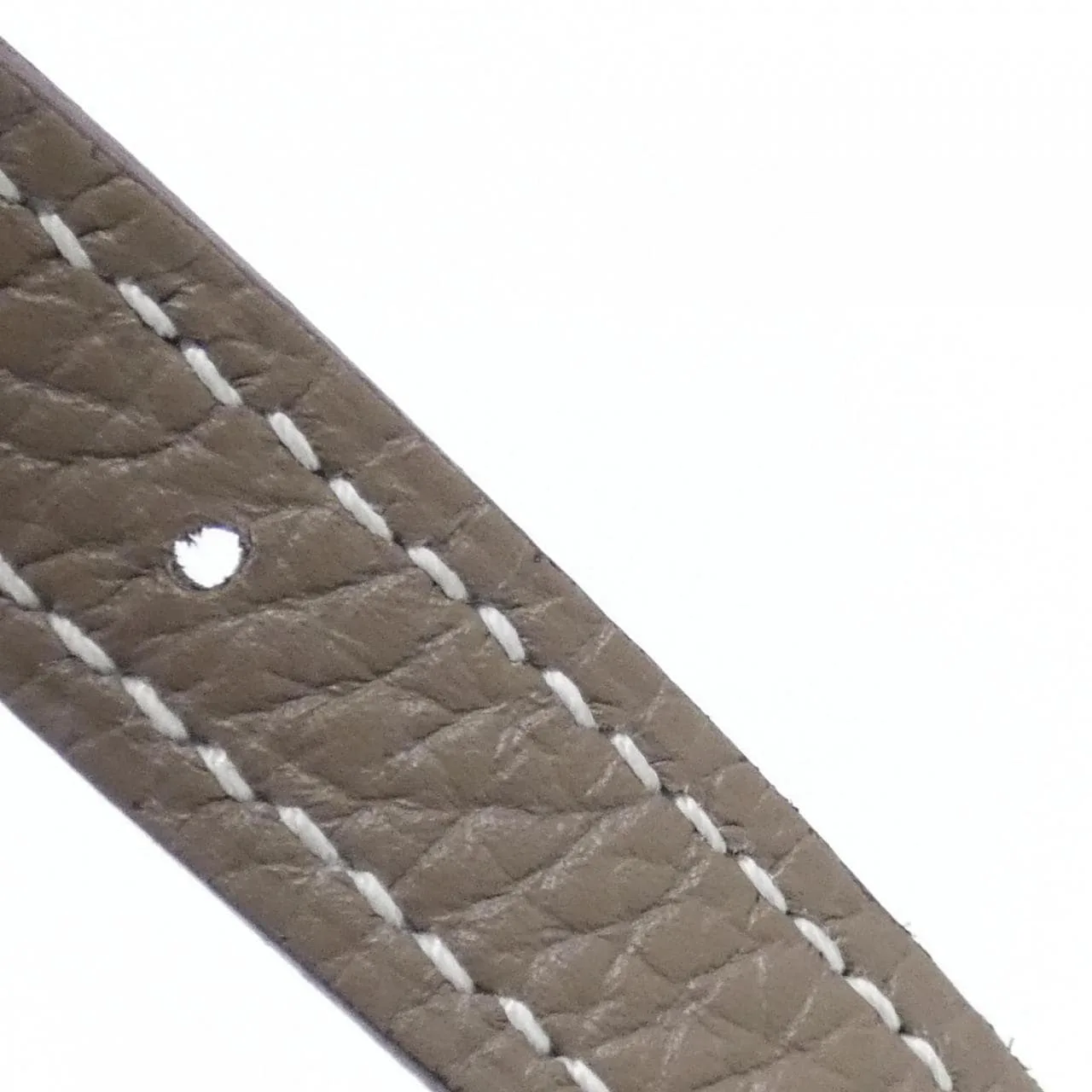 HERMES Halzan 082027CC Handbag Clemence Etoupe Clemence Leather Rank A - Thumbnail 4