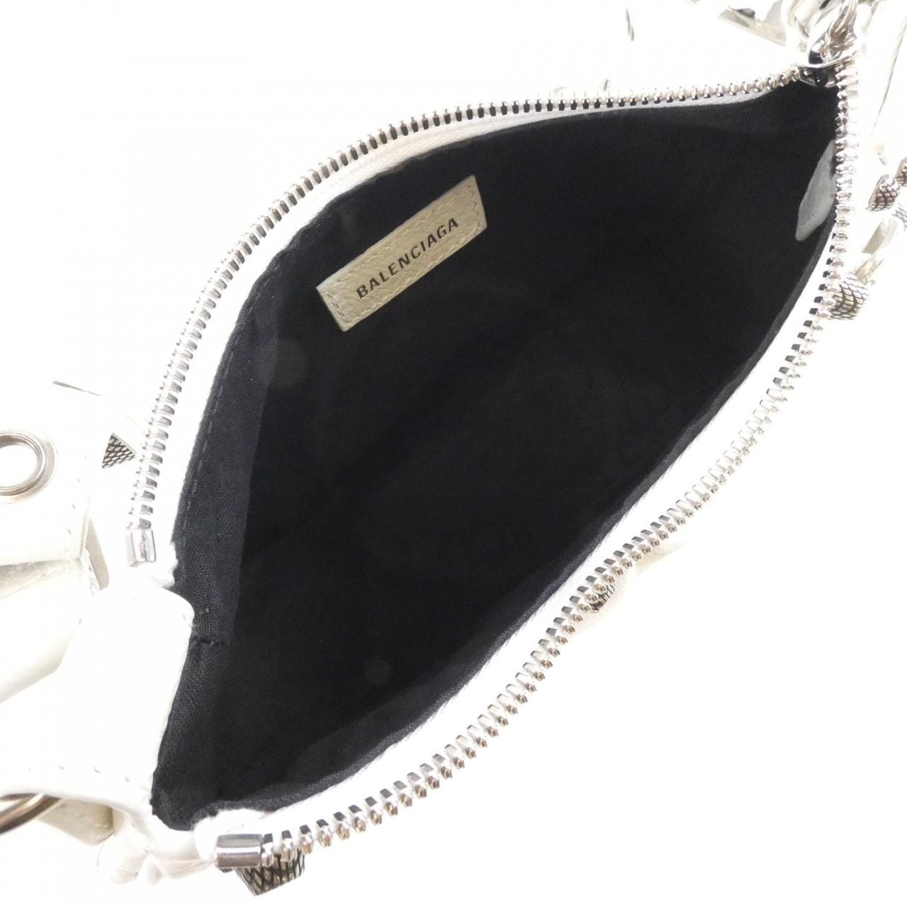 BALENCIAGA Le Cagole 671309 1VG9Y Shoulder Bag Lambskin Black Lambskin - Thumbnail 10