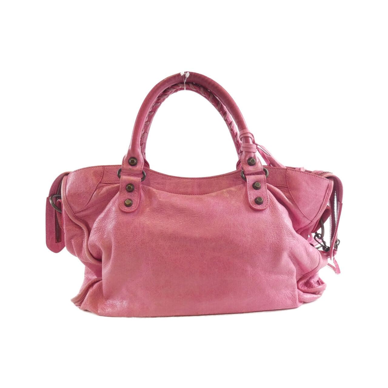 BALENCIAGA Le City 115748 D94JT Bag Lambskin Black Lambskin - Thumbnail 2