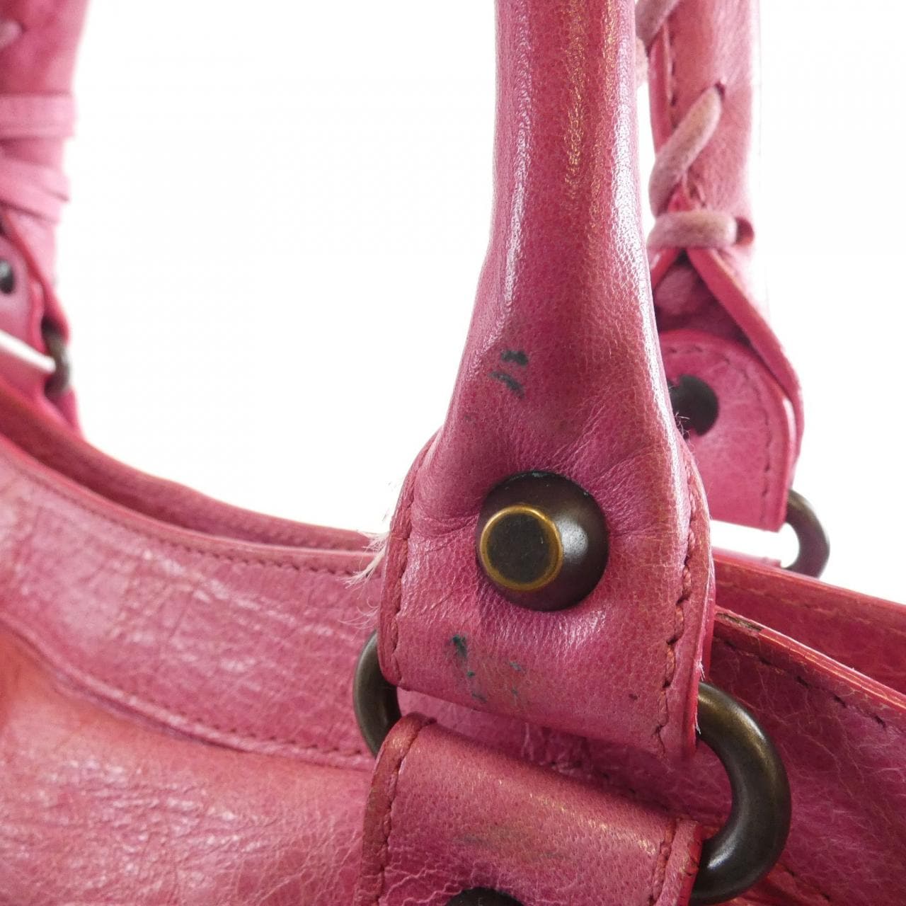 BALENCIAGA Le City 115748 D94JT Bag Lambskin Black Lambskin - Thumbnail 4